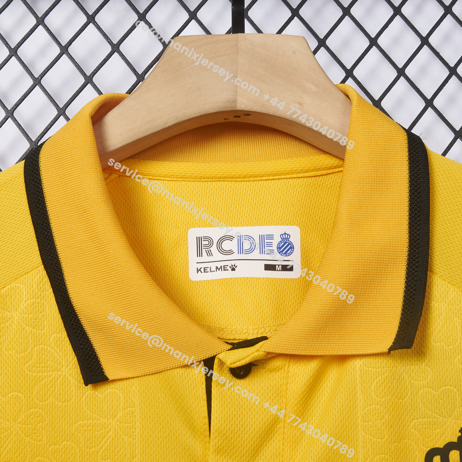 ManixJersey.com | RCD Espanyol 25-26 125th Anniversary Yellow Jersey - Fans Version -Customize Name, Number and Patch | Worldwide Shipping