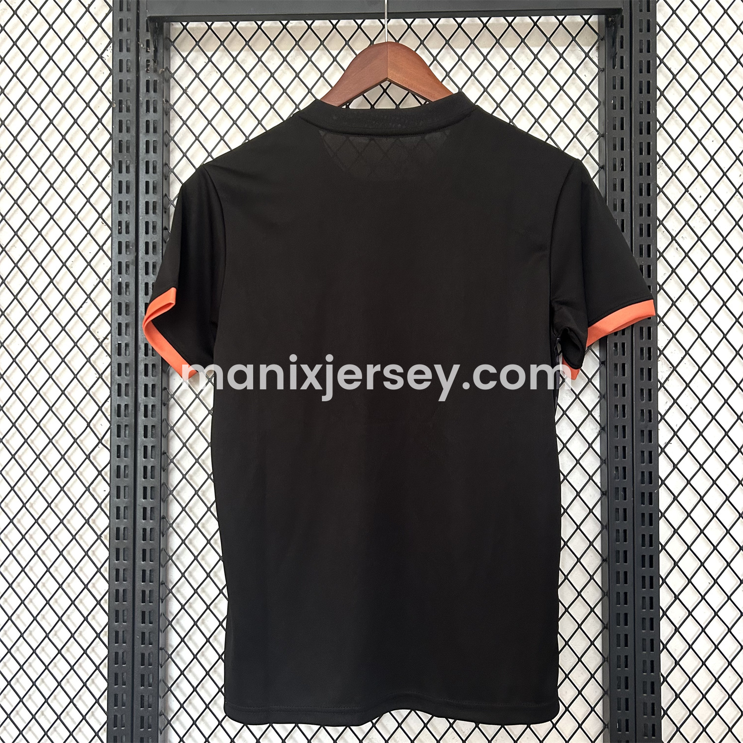 ManixJersey.com | Barcelona 25-26 Halloween Pumpkin Silhouette Black Jersey - Fans Version -Customize Name, Number and Patch | Worldwide Shipping