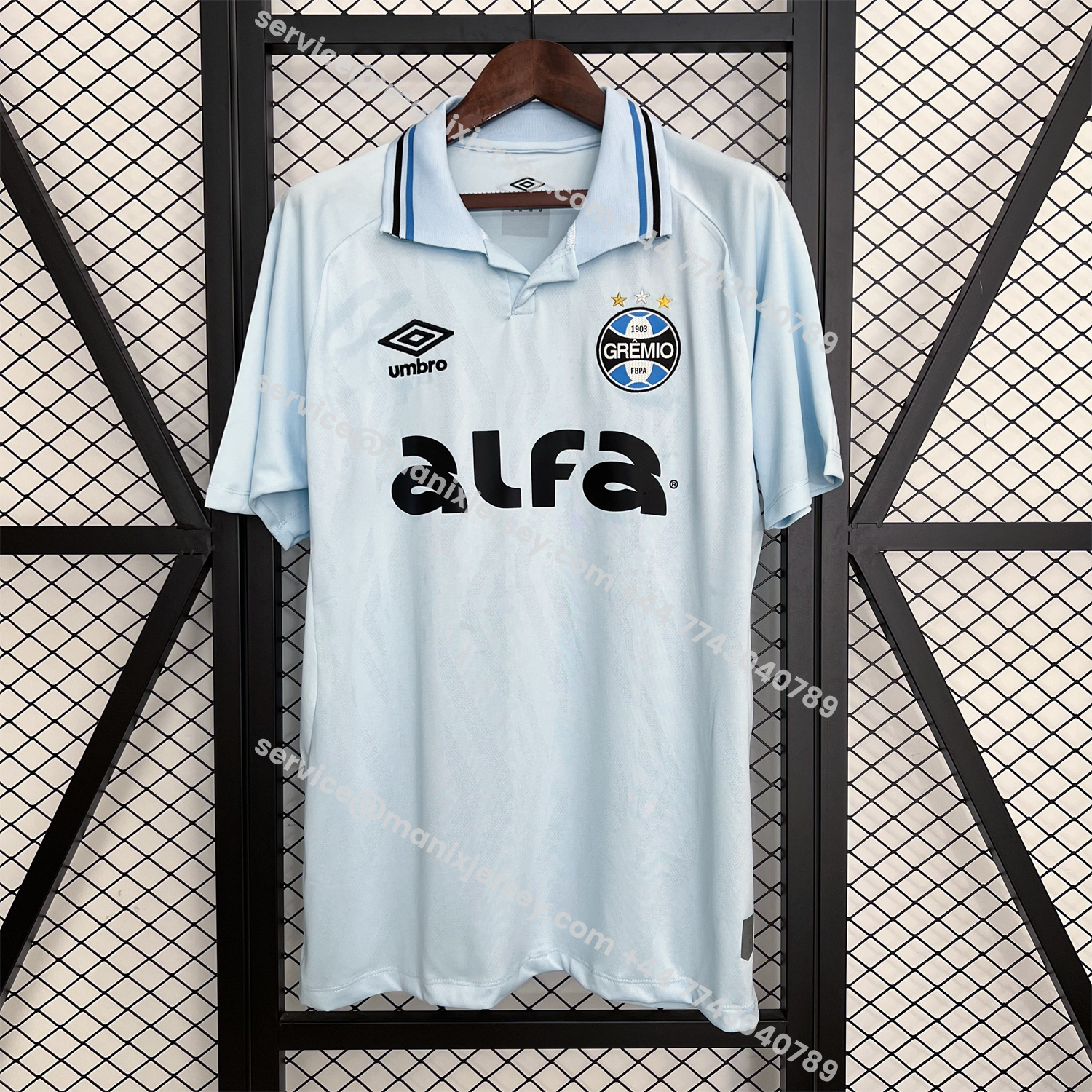 ManixJersey.com | Gremio 25-26 Away Jersey - Fans Version -Customize Name, Number and Patch | Worldwide Shipping