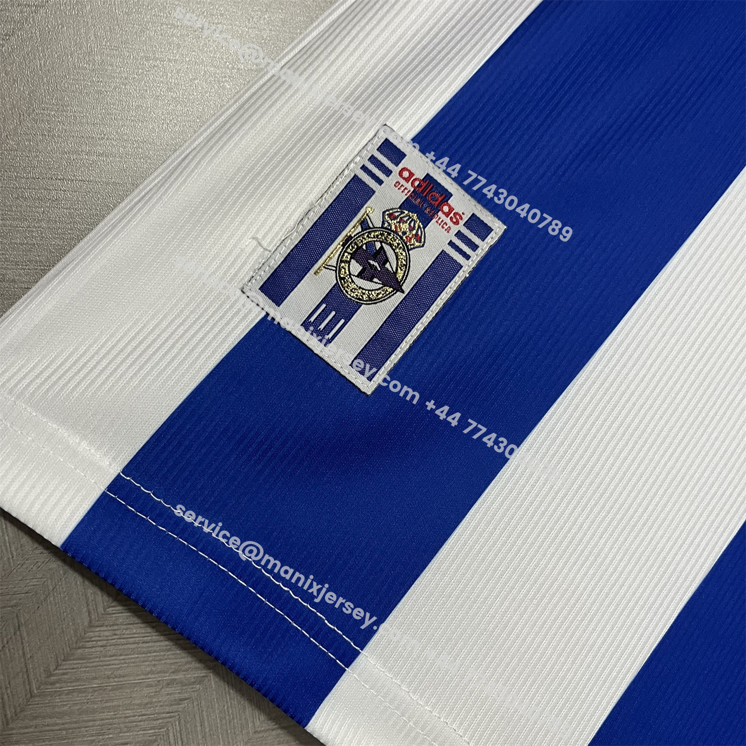 ManixJersey.com | Retro Deportivo de La Coruña 1999-00 Home Jersey -Customize Name, Number and Patch | Worldwide Shipping