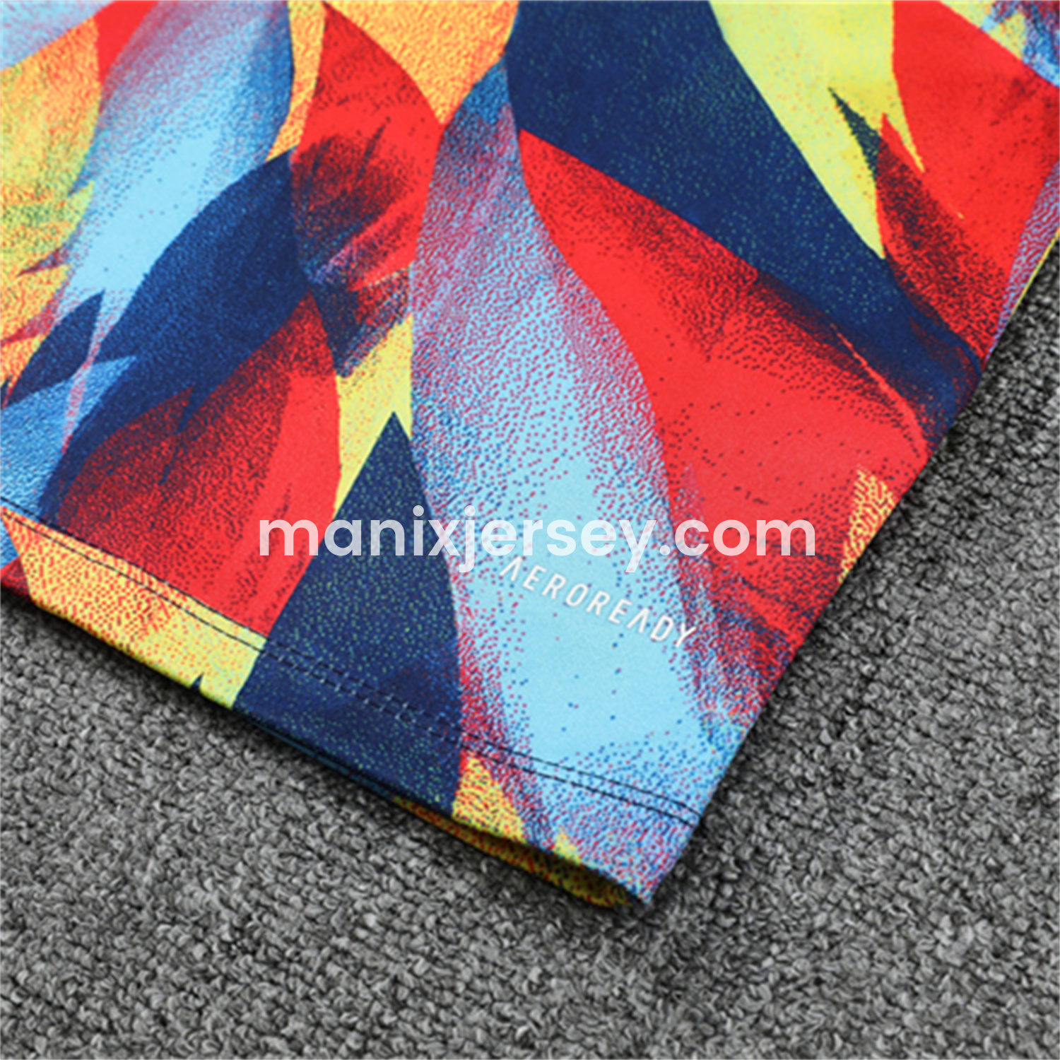 ManixJersey.com | Arsenal 25-26 Long Sleeves Training Set - Colorful Camouflage Top & Royal Blue Pants -Customize Name, Number and Patch | Worldwide Shipping