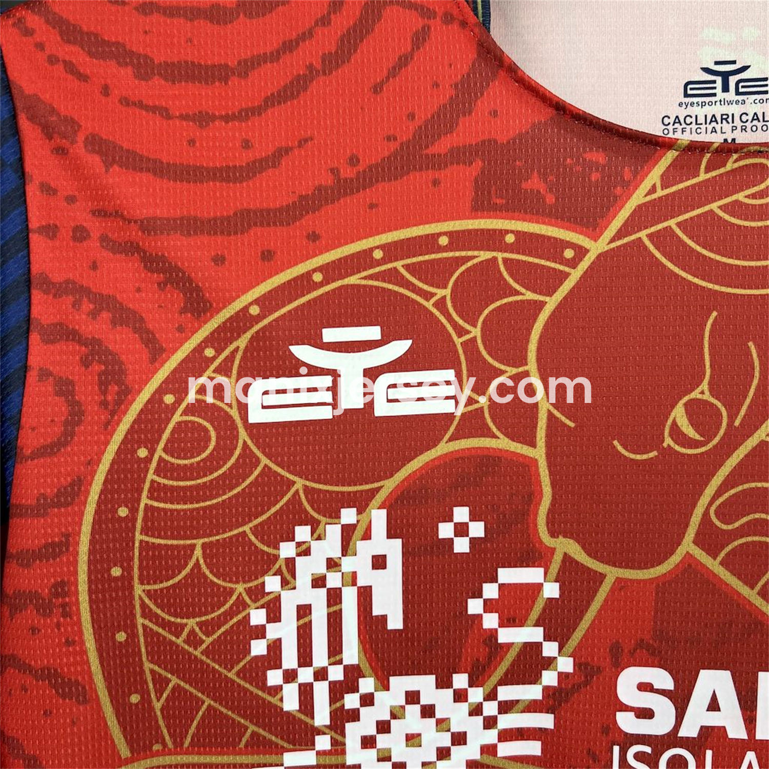 ManixJersey.com | Cagliari Calcio 24-25 Year of the Snake Special Jersey - Fans Version -Customize Name, Number and Patch | Worldwide Shipping