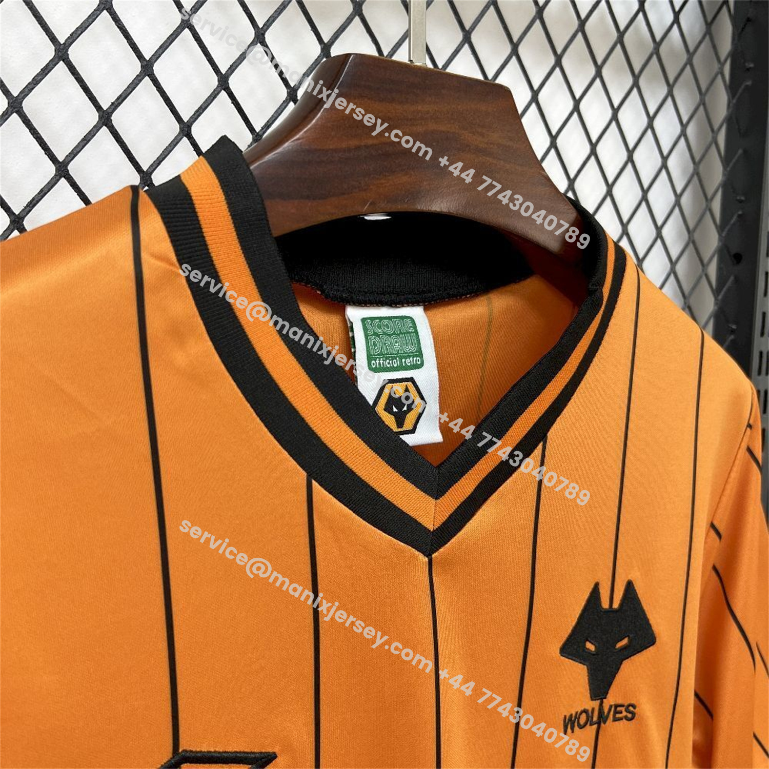 ManixJersey.com | Retro Wolverhampton Wanderers Wolves 1985-86 Home Jersey -Customize Name, Number and Patch | Worldwide Shipping