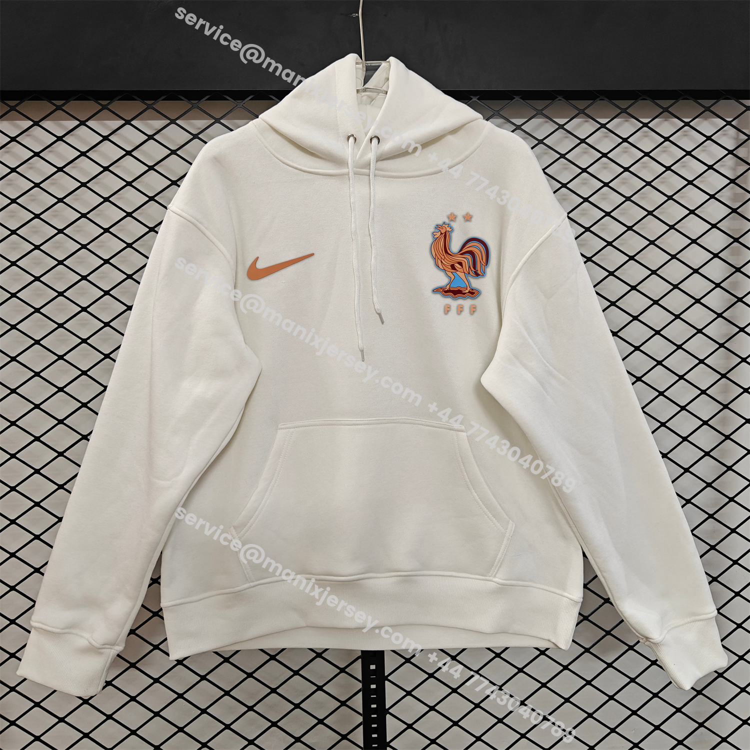 ManixJersey.com | France 2026 Home Unisex Pullover Hoodie -Customize Name, Number and Patch | Worldwide Shipping