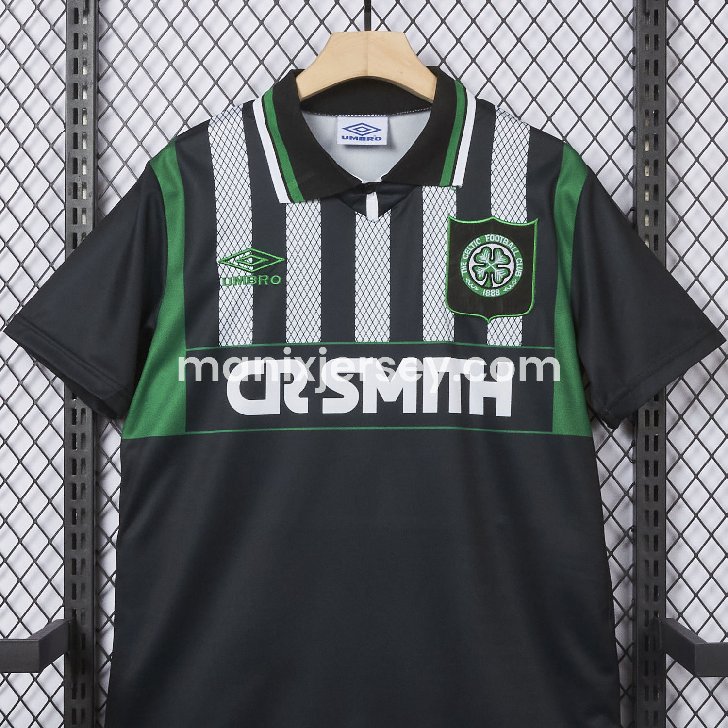 ManixJersey.com | Retro Celtic 1994-96 Away Jersey -Customize Name, Number and Patch | Worldwide Shipping