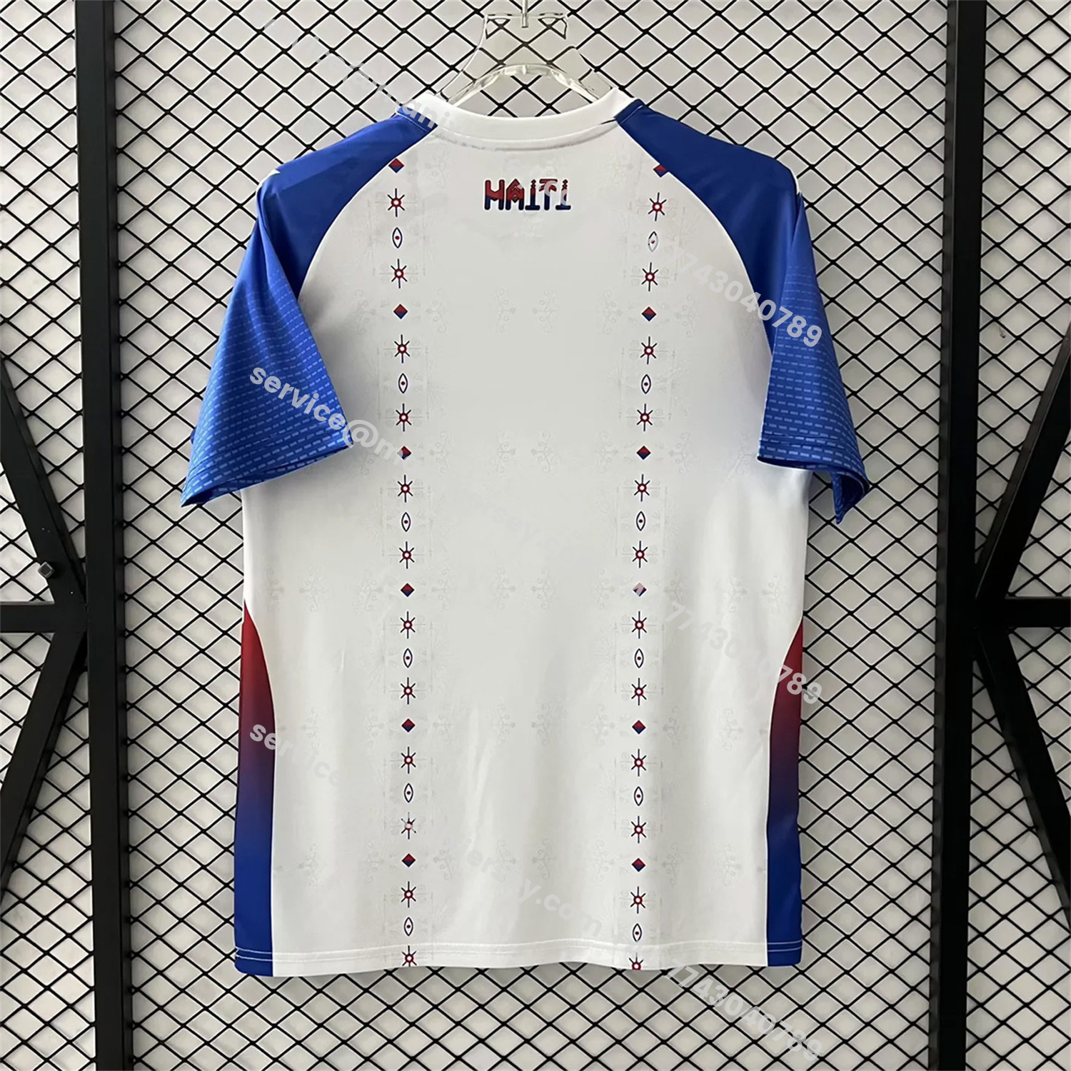 ManixJersey.com | Haiti 2026 Away White Jersey - Fans Version -Customize Name, Number and Patch | Worldwide Shipping
