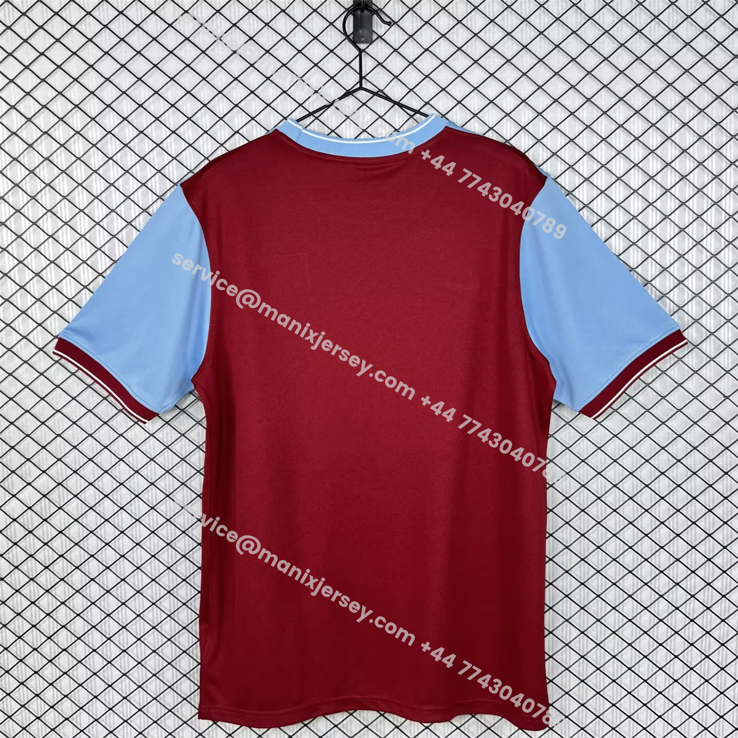 ManixJersey.com | Retro Aston Villa 2009-10 Home Jersey -Customize Name, Number and Patch | Worldwide Shipping