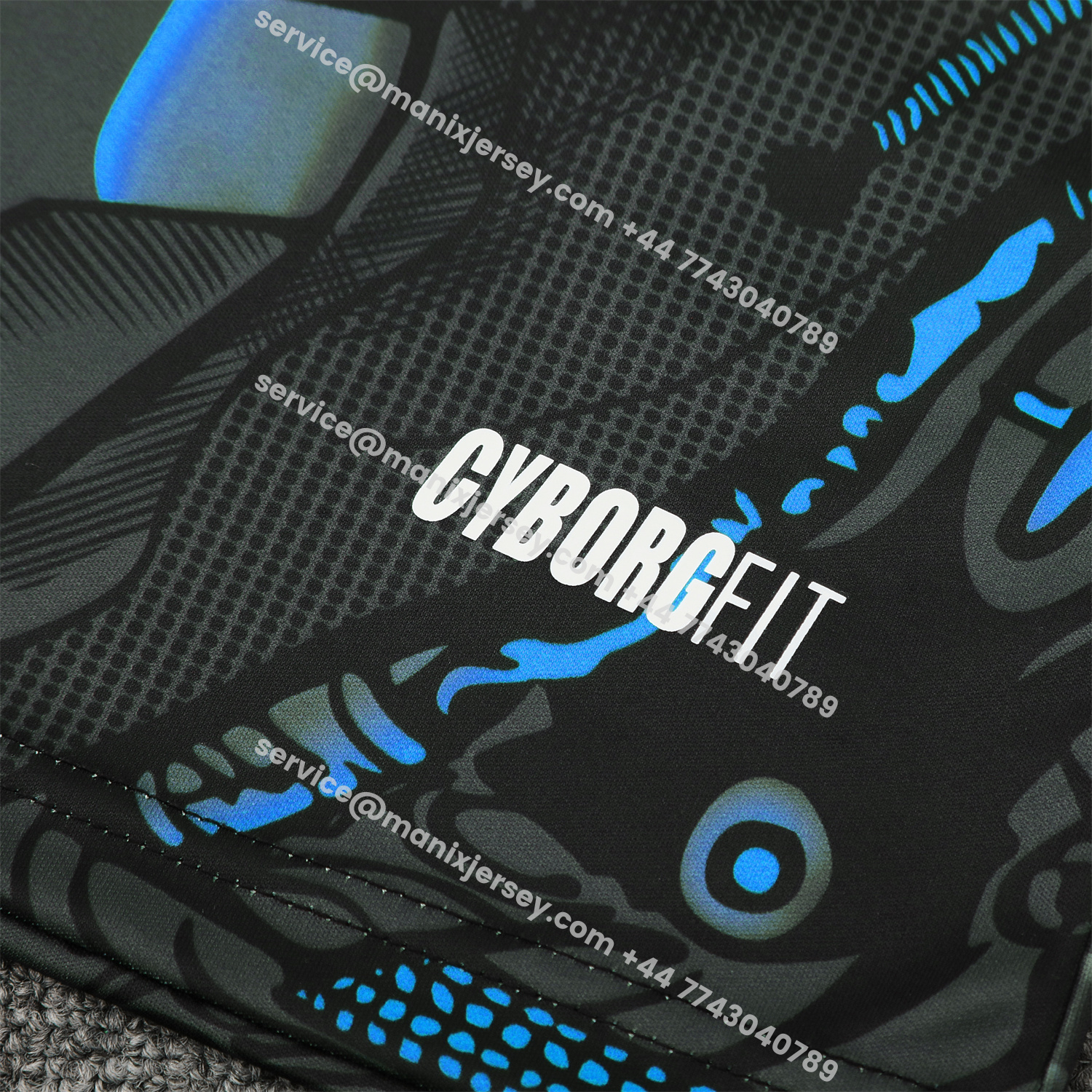 ManixJersey.com | Napoli 25-26 Vest Training Set - Black Mecha Vest & Black Shorts -Customize Name, Number and Patch | Worldwide Shipping