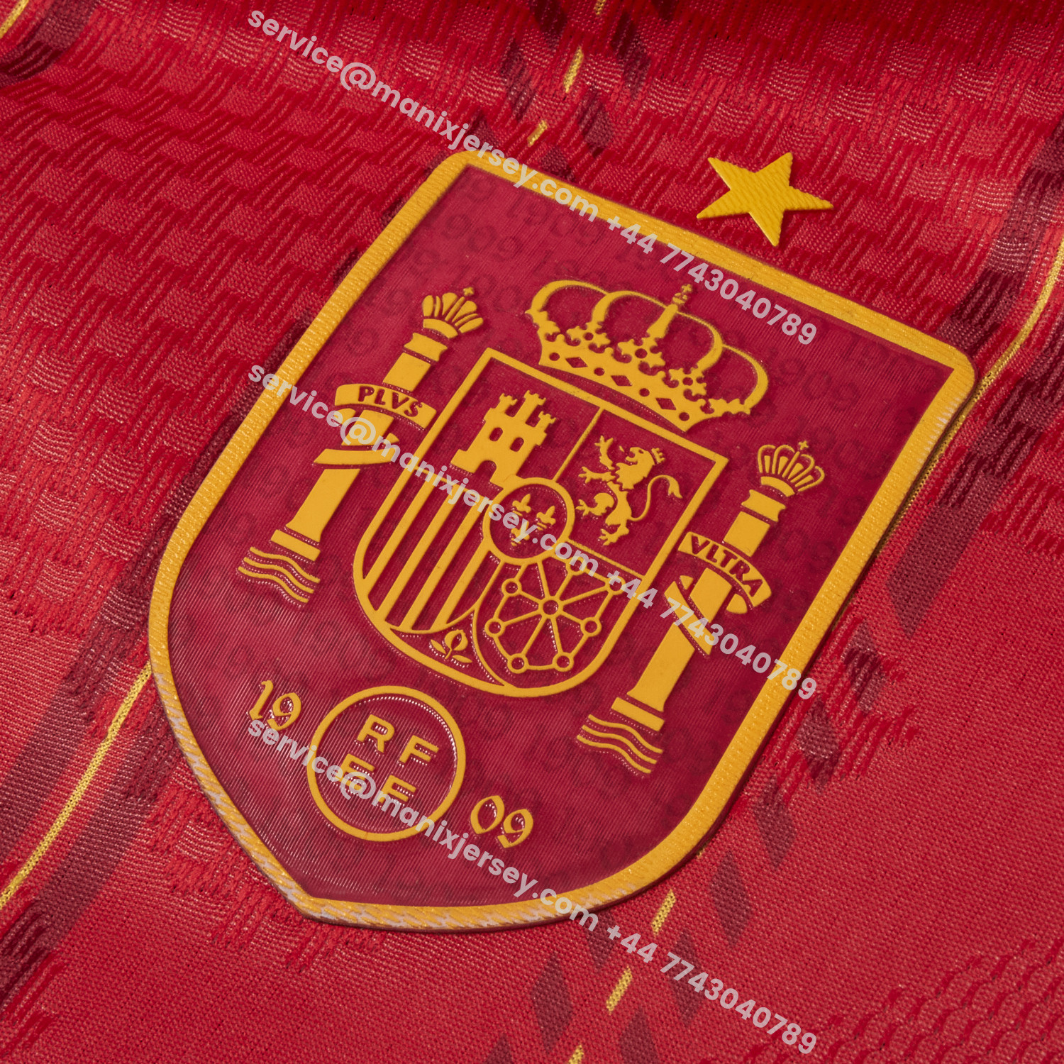 ManixJersey.com | Spain 2026 Home Long Sleeves Jersey - Player Version -Customize Name, Number and Patch | Worldwide Shipping