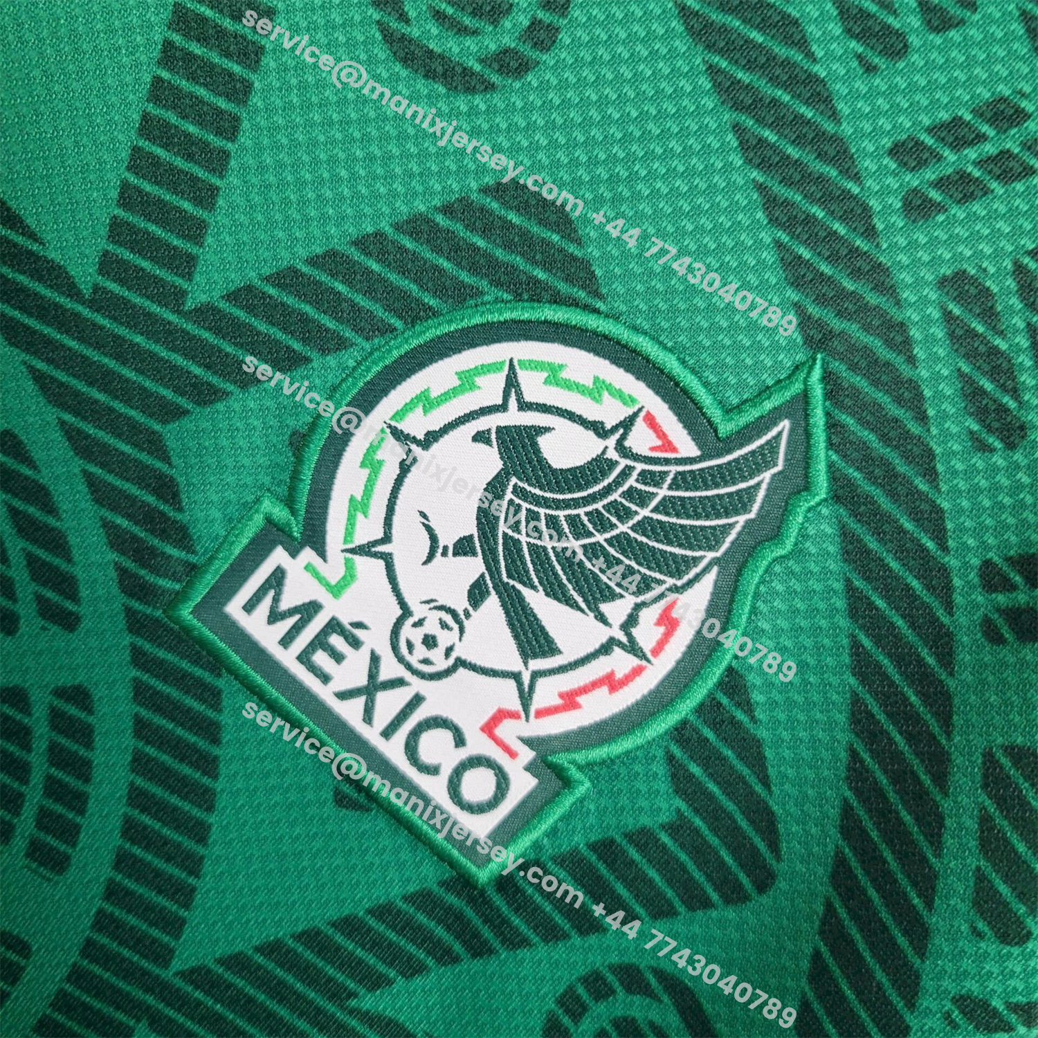 ManixJersey.com | Women's Mexico 2026 Home Jersey - Fans Version -Customize Name, Number and Patch | Worldwide Shipping