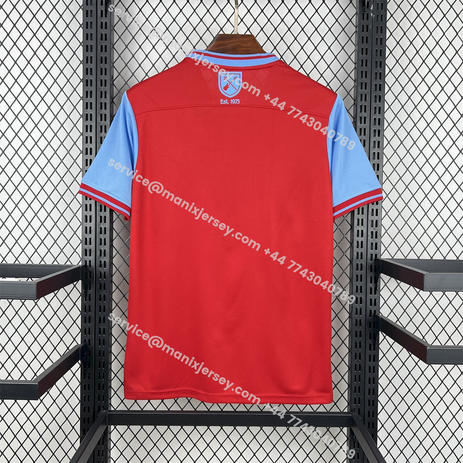 ManixJersey.com | West Ham United 25-26 x Iron Maiden 50th Anniversary Jersey - Fans Version -Customize Name, Number and Patch | Worldwide Shipping