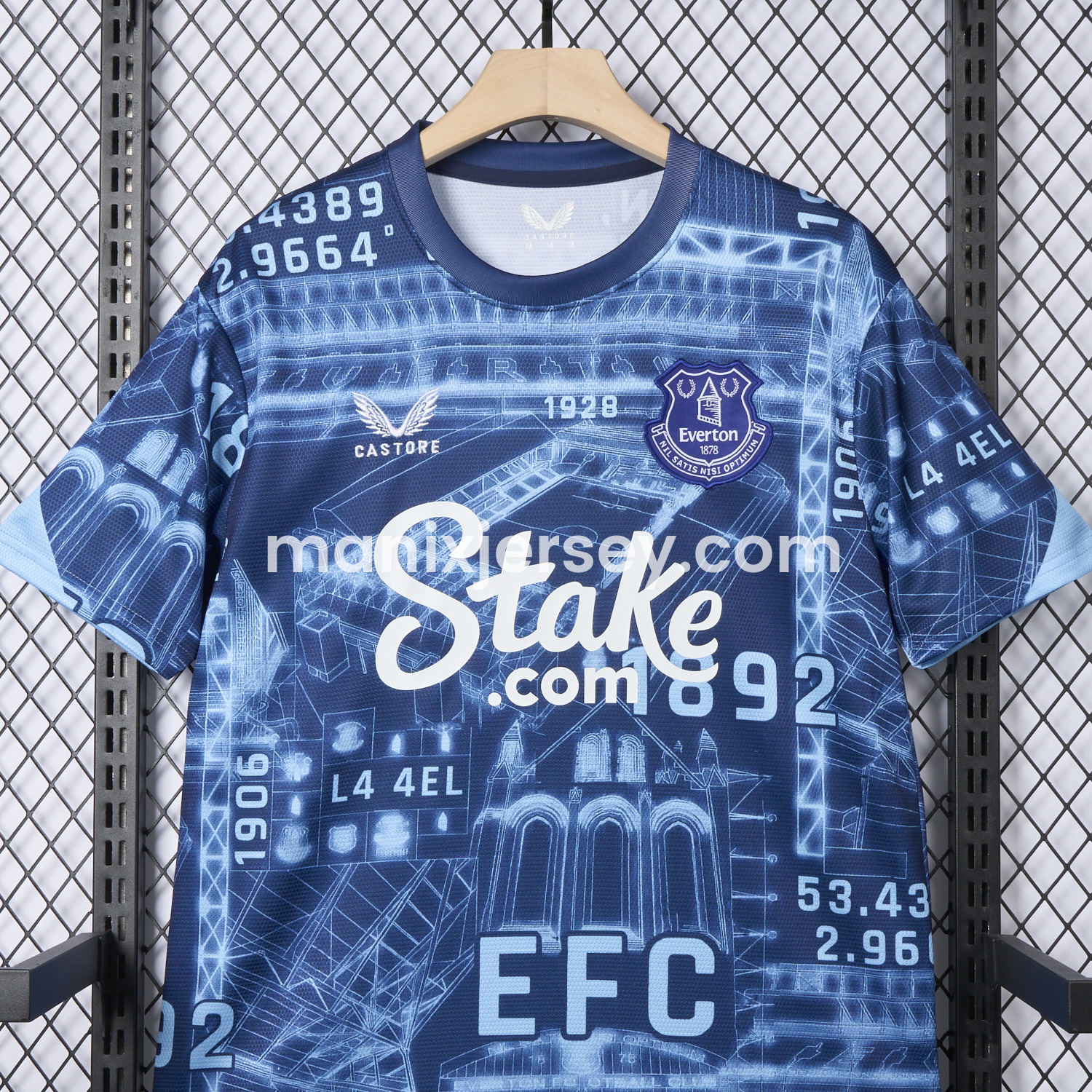 ManixJersey.com | Everton 24-25 Pre-Match Farewell Jersey - Fans Version -Customize Name, Number and Patch | Worldwide Shipping