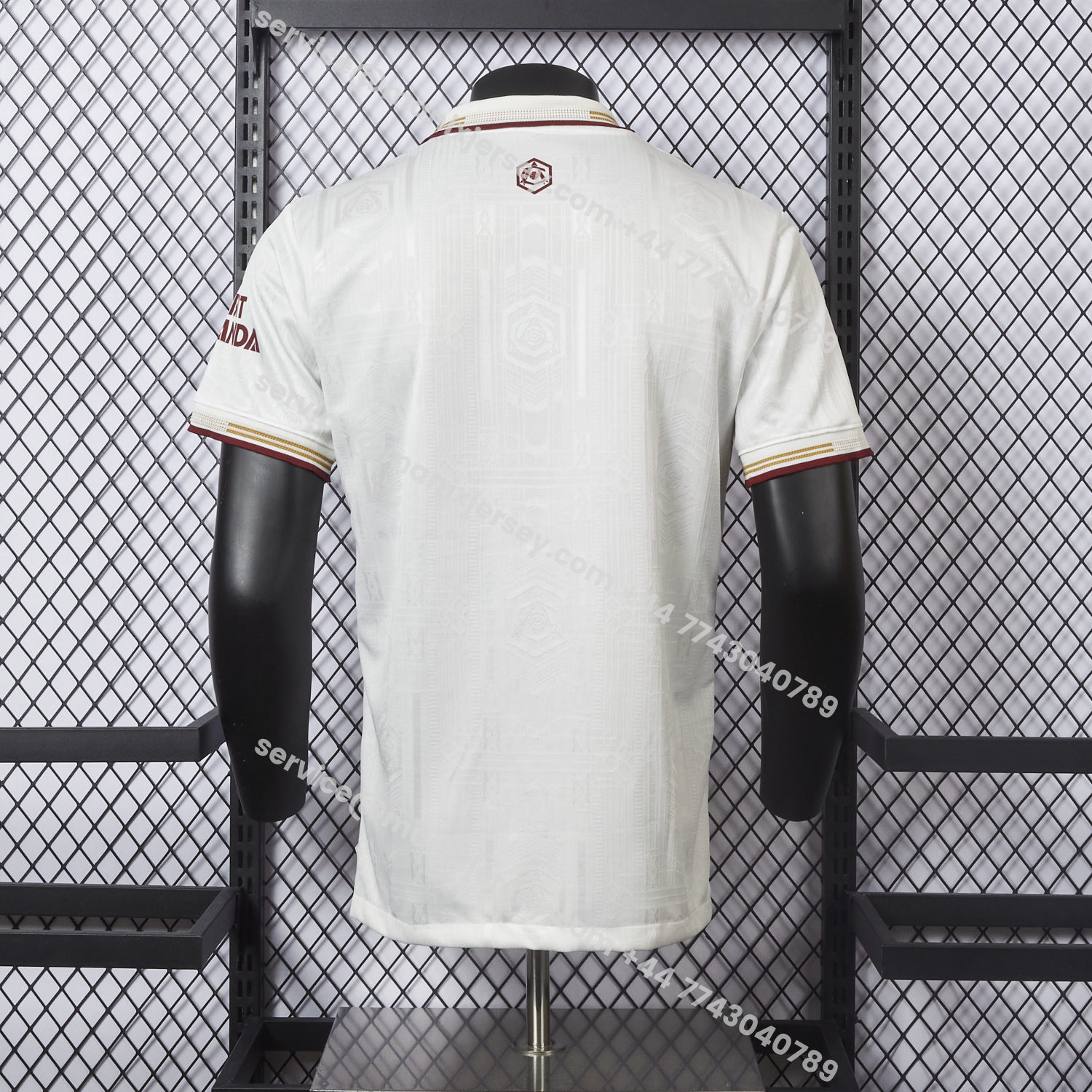 ManixJersey.com | 【Embroidered Flower Version】Arsenal 25-26 Third White Jersey - Player Version -Customize Name, Number and Patch | Worldwide Shipping