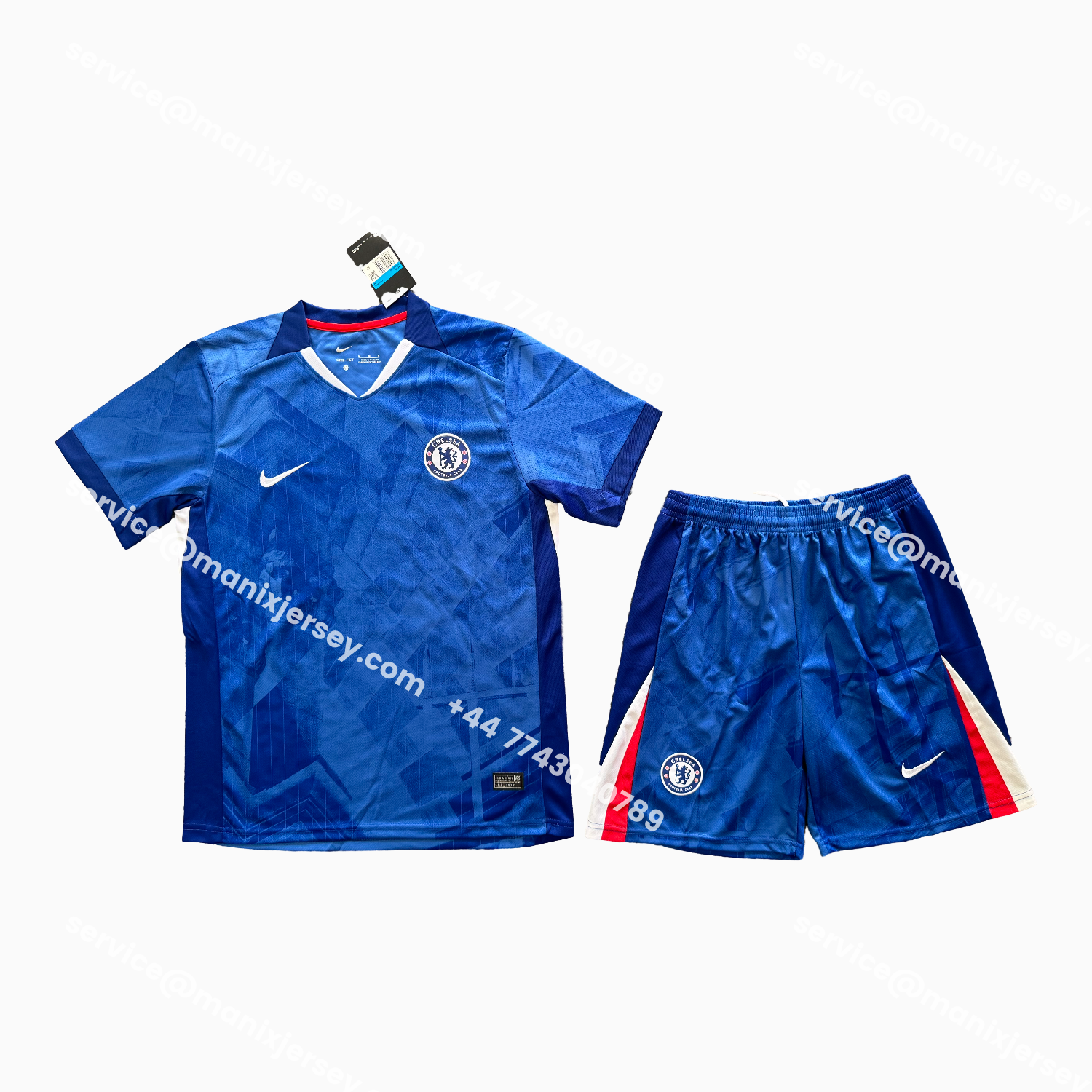 ManixJersey.com | C.H.E.L.S.E.A 25-26 Home Men's Adult Jersey Set - Fans Version -Customize Name, Number and Patch | Worldwide Shipping