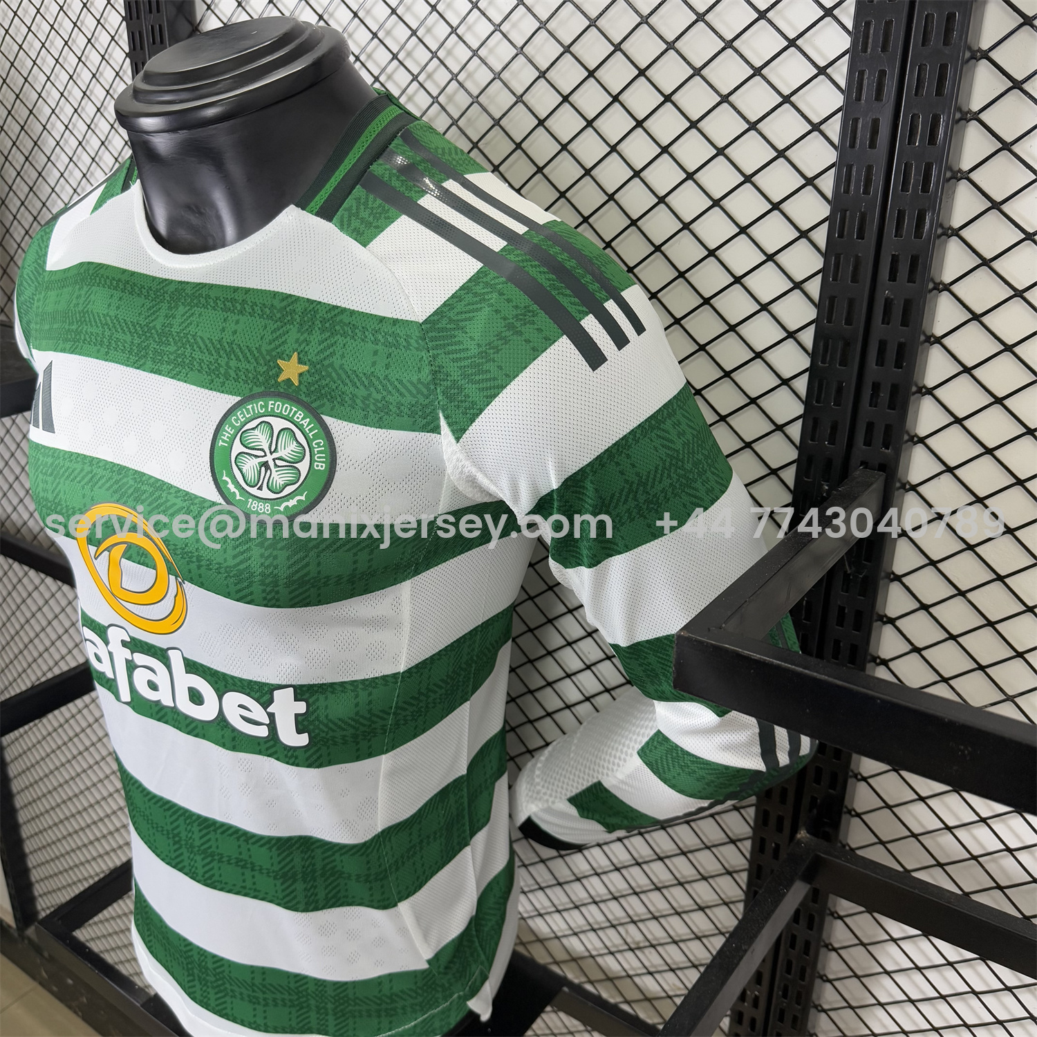 ManixJersey.com | Celtic 25-26 Home Long Sleeves Jersey - Player Version -Customize Name, Number and Patch | Worldwide Shipping