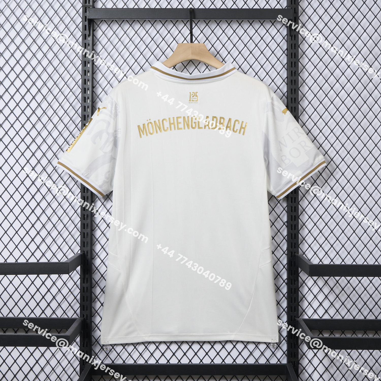 ManixJersey.com | Borussia Mönchengladbach 25-26 125-Year Anniversary Jersey - Fans Version -Customize Name, Number and Patch | Worldwide Shipping