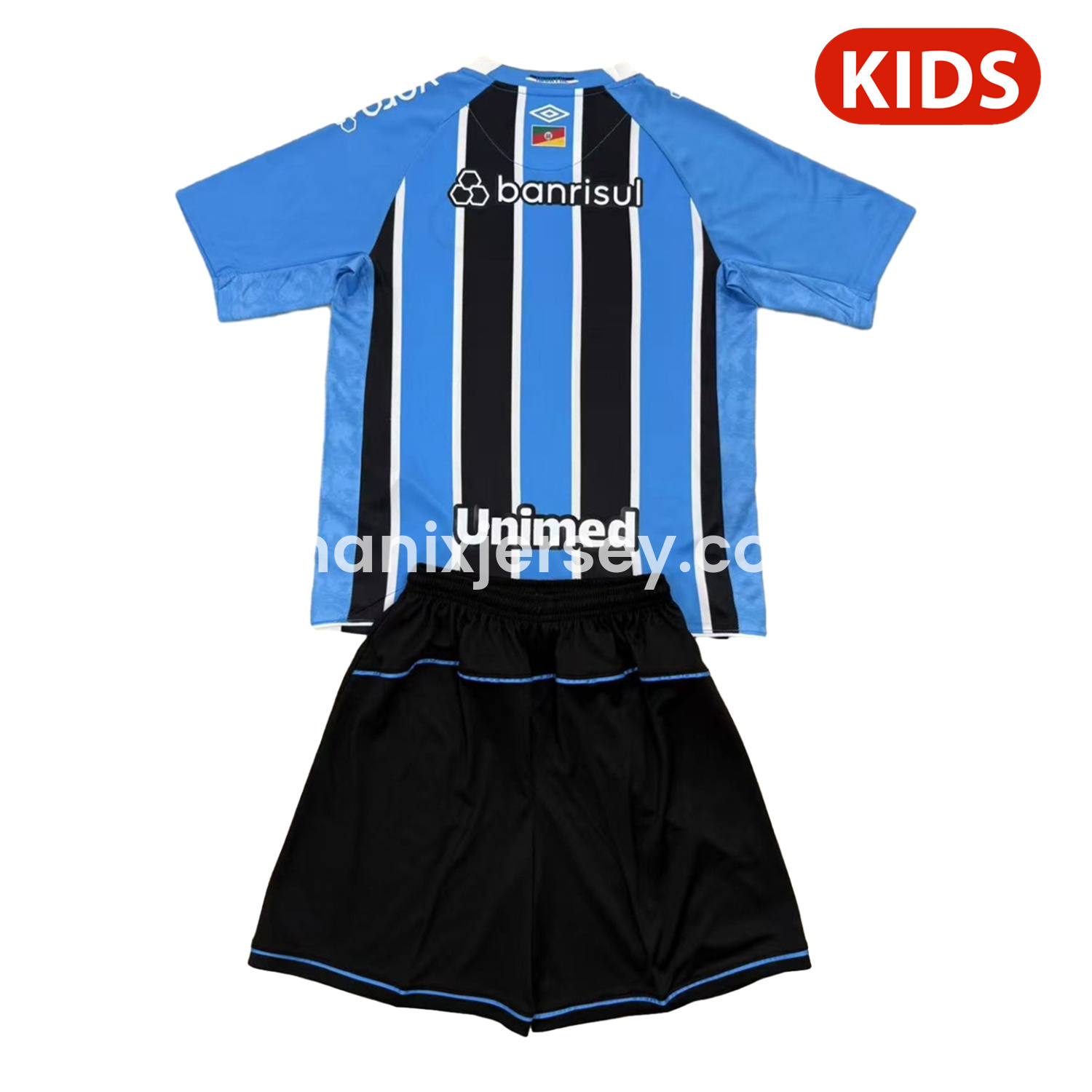 ManixJersey.com | Gremio 25-26 Home Kids Kit -Customize Name, Number and Patch | Worldwide Shipping