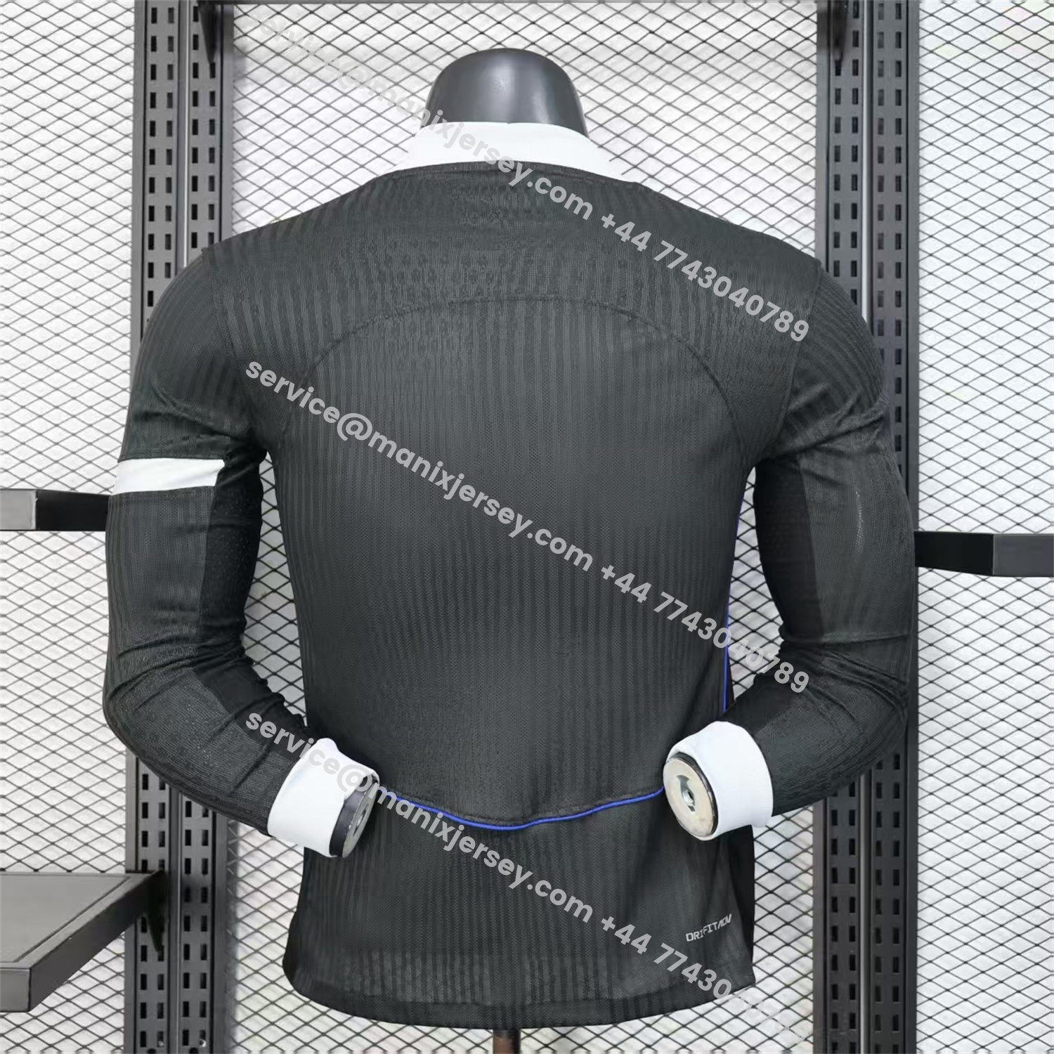 ManixJersey.com | C.H.E.L.S.E.A 25-26 Third Long Unsponsored Black Jersey - Player Version -Customize Name, Number and Patch | Worldwide Shipping