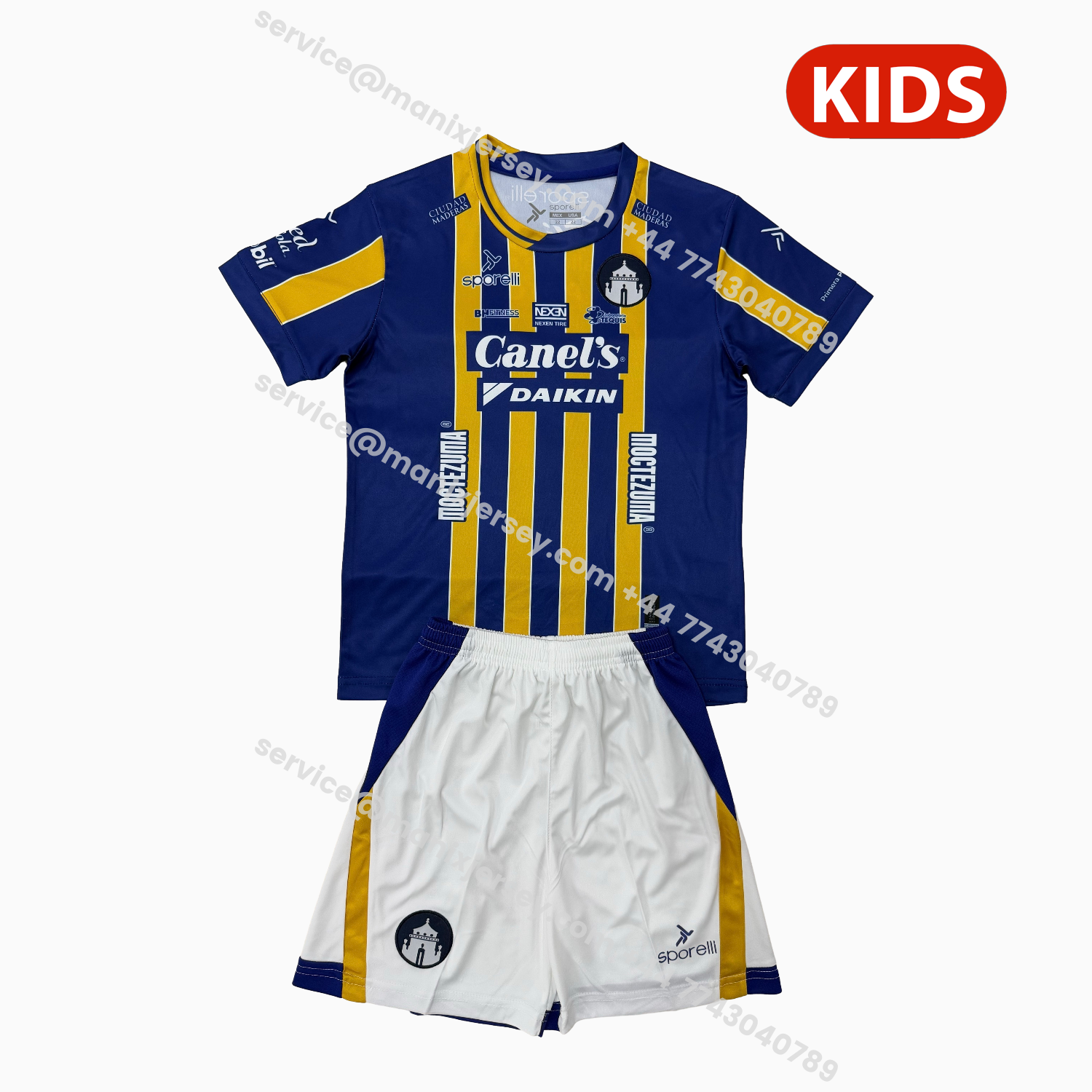ManixJersey.com | Atlético San Luis 25-26 Away Kids Kit -Customize Name, Number and Patch | Worldwide Shipping