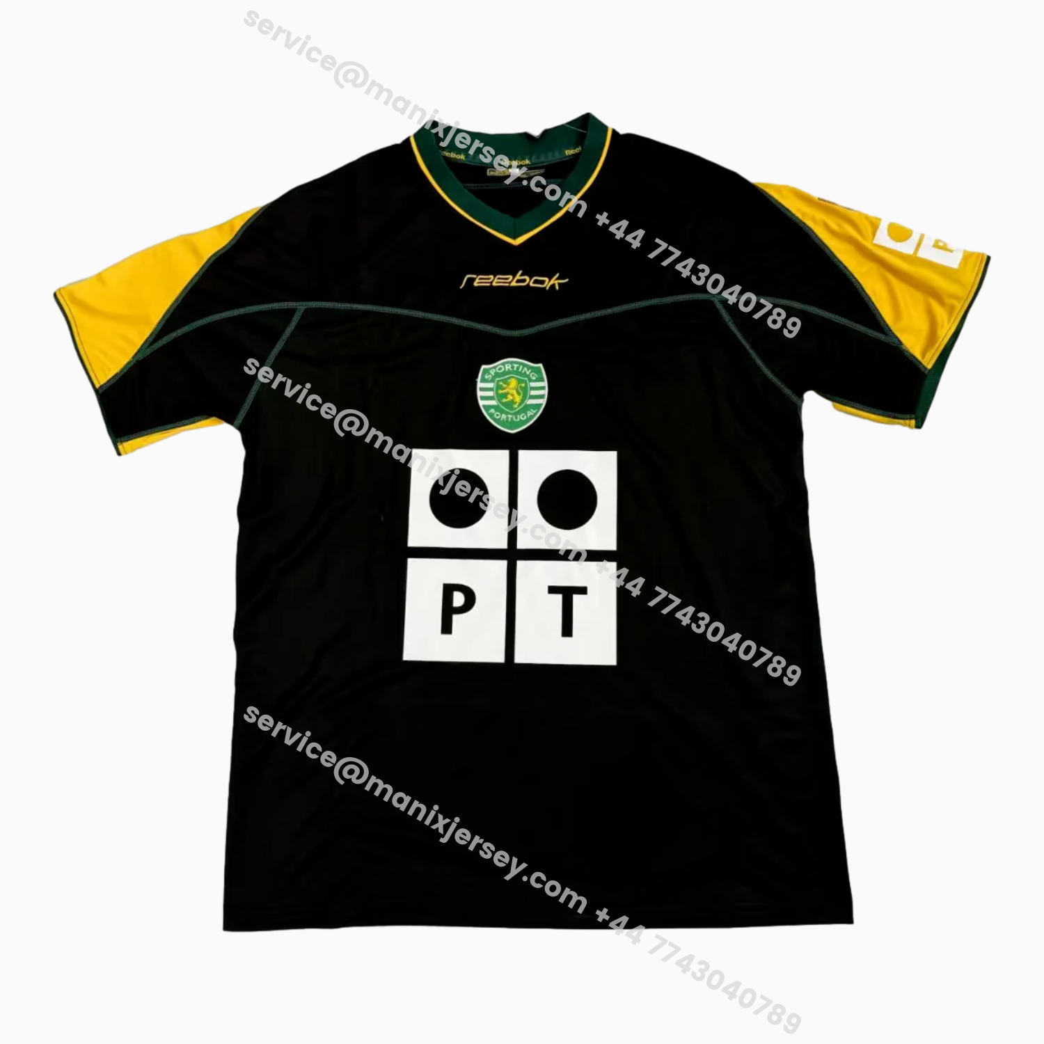 ManixJersey.com | Retro Sporting CP 02-03 Away Jersey -Customize Name, Number and Patch | Worldwide Shipping
