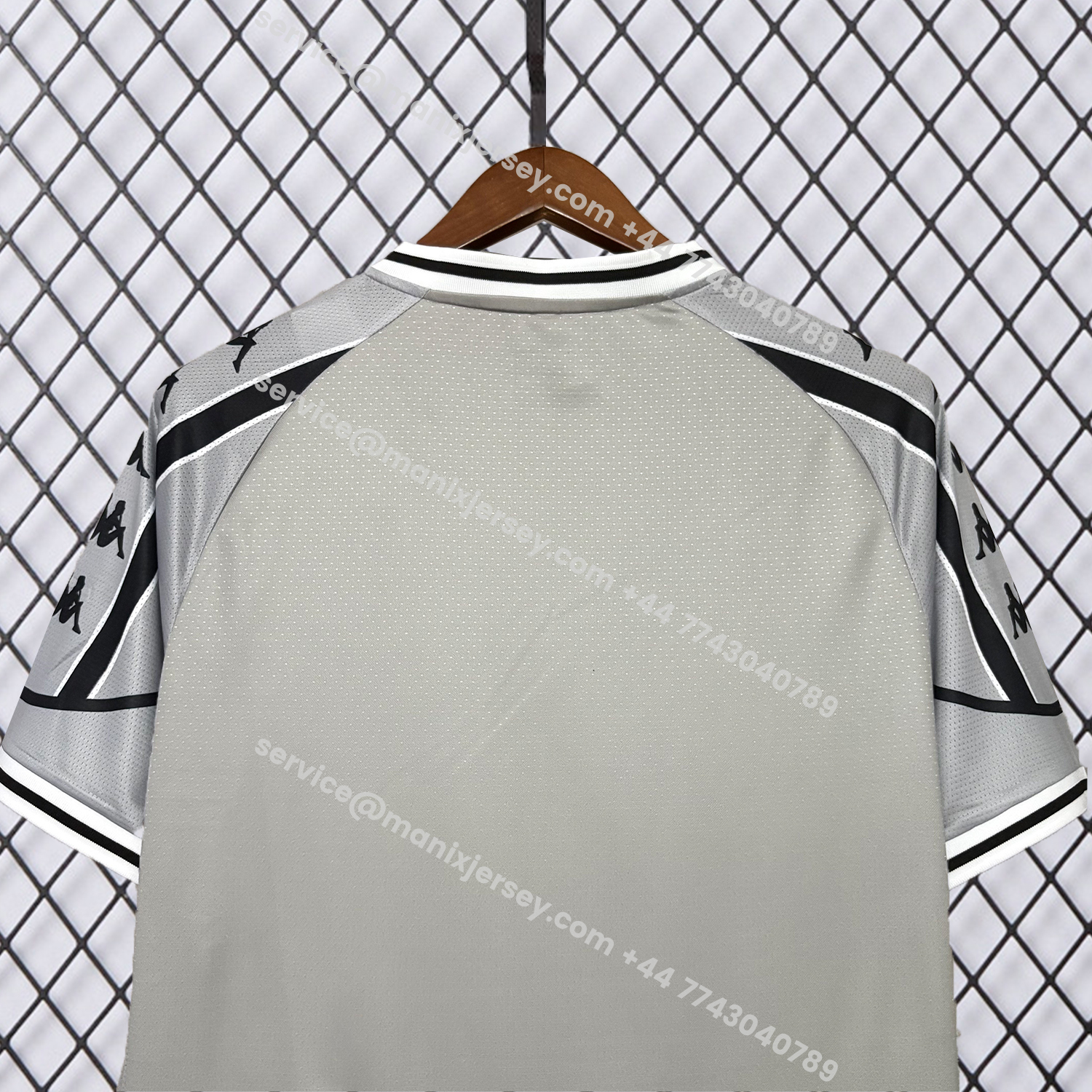 ManixJersey.com | Vasco da Gama 25-26 Grey Pre-Match Jersey - Fans Version -Customize Name, Number and Patch | Worldwide Shipping