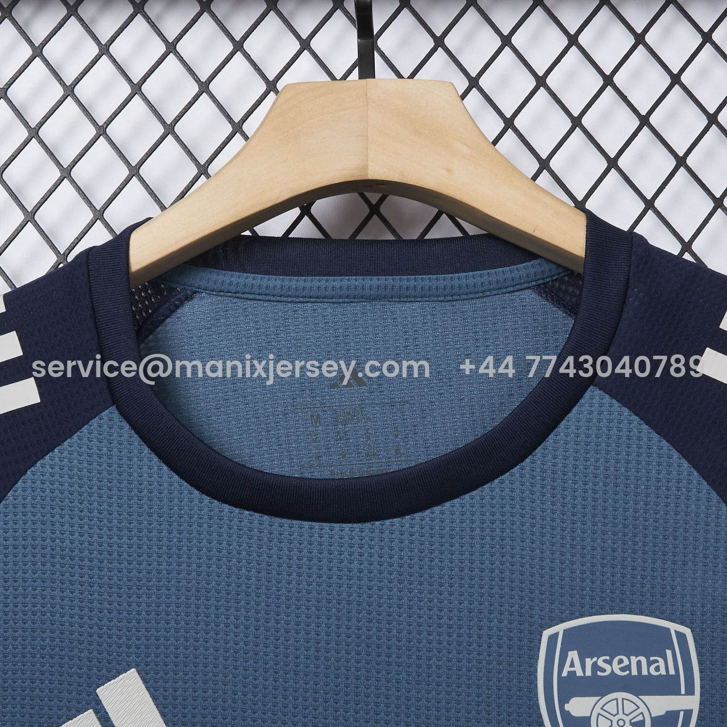 ManixJersey.com | Arsenal 25-26 Blue Training Jersey - Player Version -Customize Name, Number and Patch | Worldwide Shipping