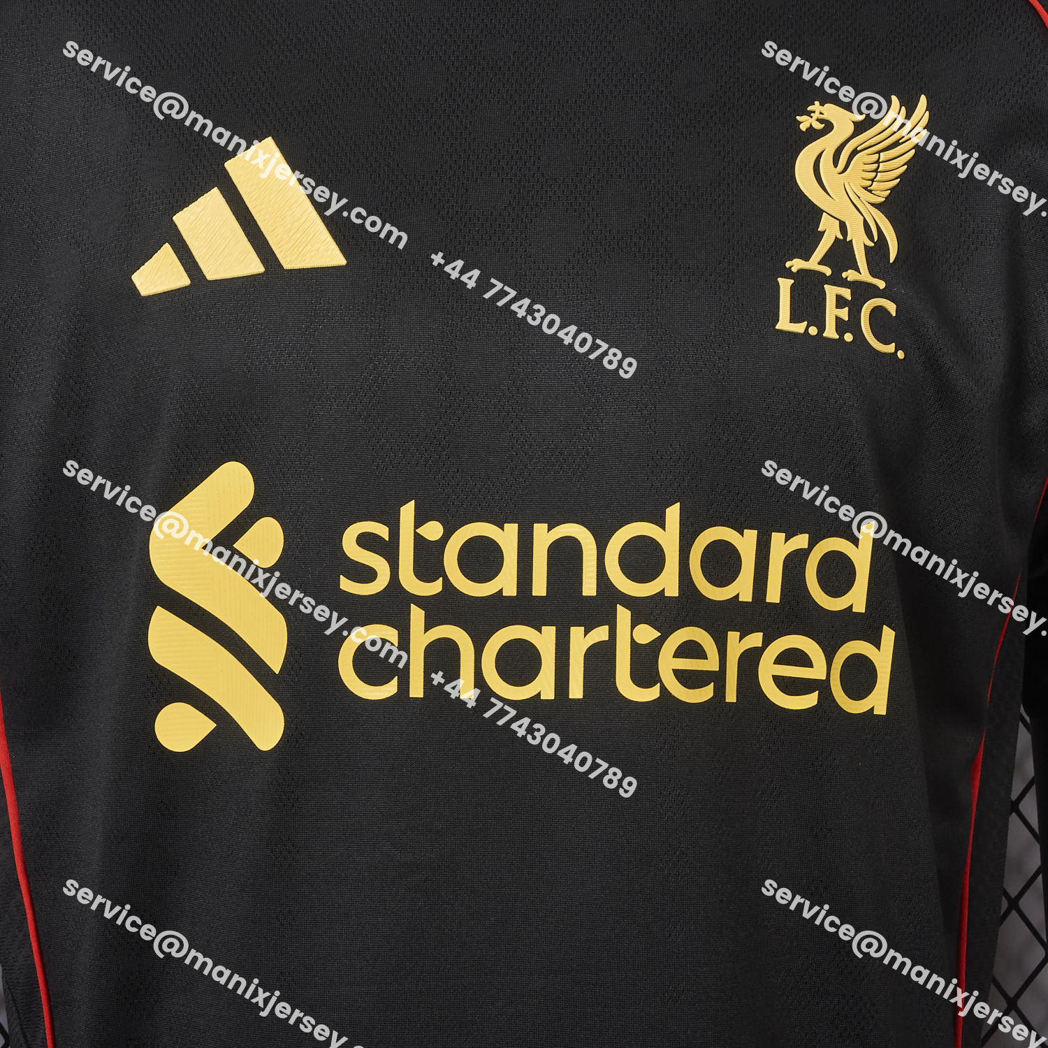 ManixJersey.com | Liver.pool 25-26 Black Special Jersey - Player Version -Customize Name, Number and Patch | Worldwide Shipping