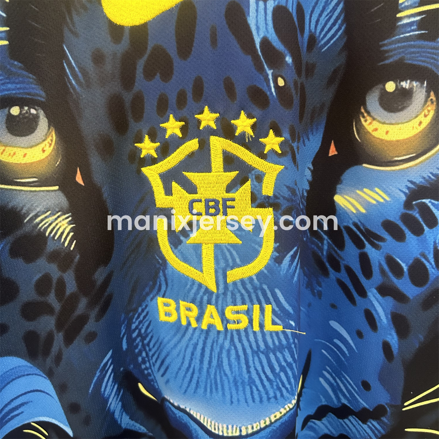 ManixJersey.com | Brazil 25-26 Blue Tiger Special Edition Jersey - Fans Version -Customize Name, Number and Patch | Worldwide Shipping