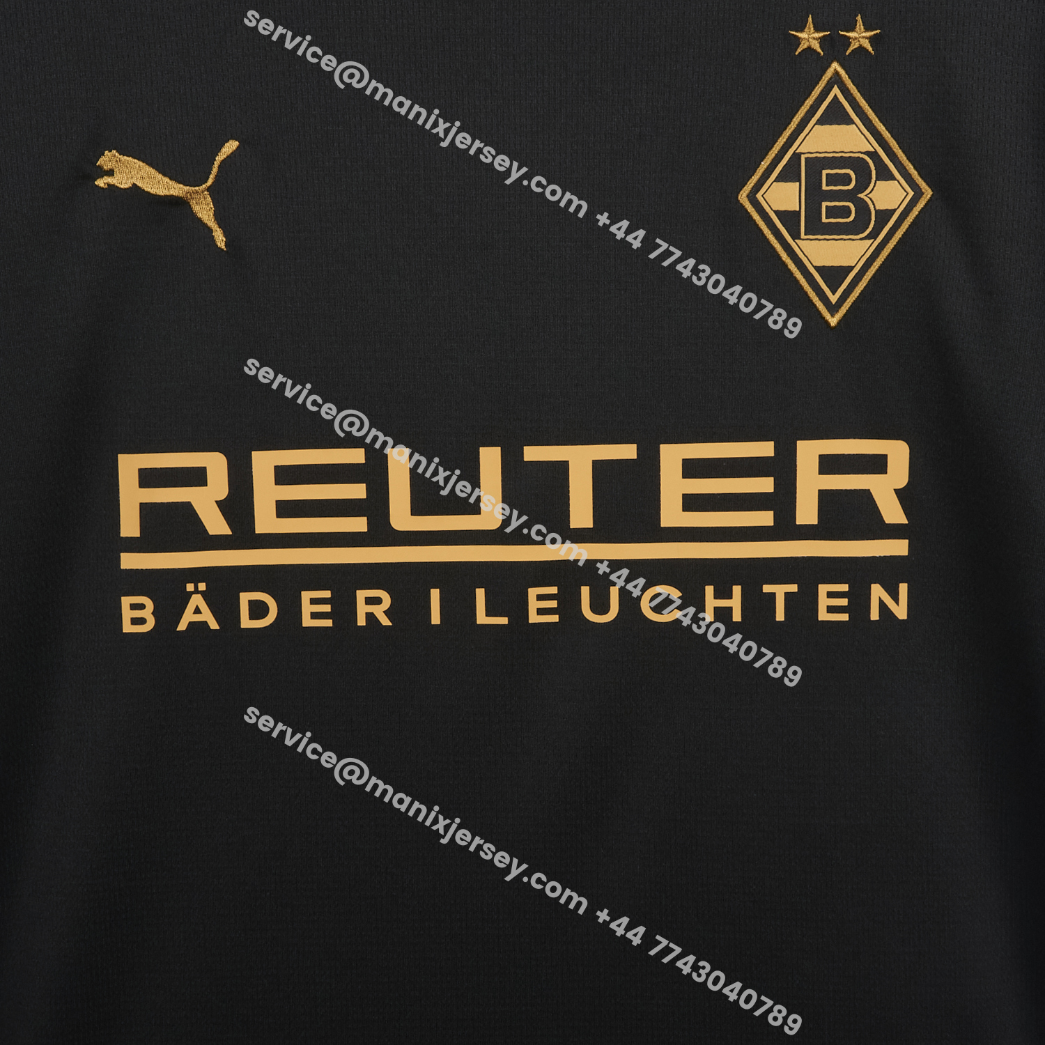 Borussia Mönchengladbach 26-27 Away Black Jersey - Fans Version:football jersey mysite: unitedjerseyfootball 邓江浪:football