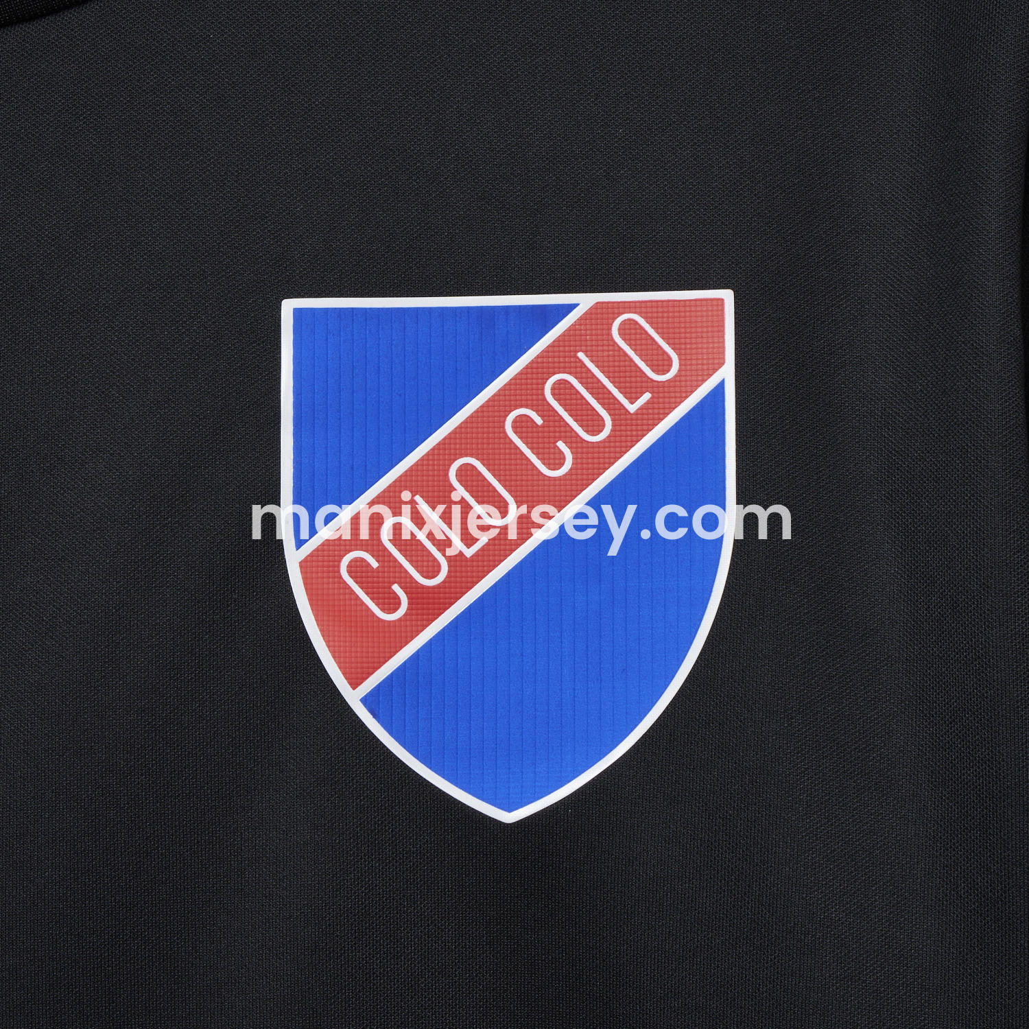 ManixJersey.com | Colo Colo 25-26 100th Anniversary Pure Black Special Jersey - Fans Version -Customize Name, Number and Patch | Worldwide Shipping
