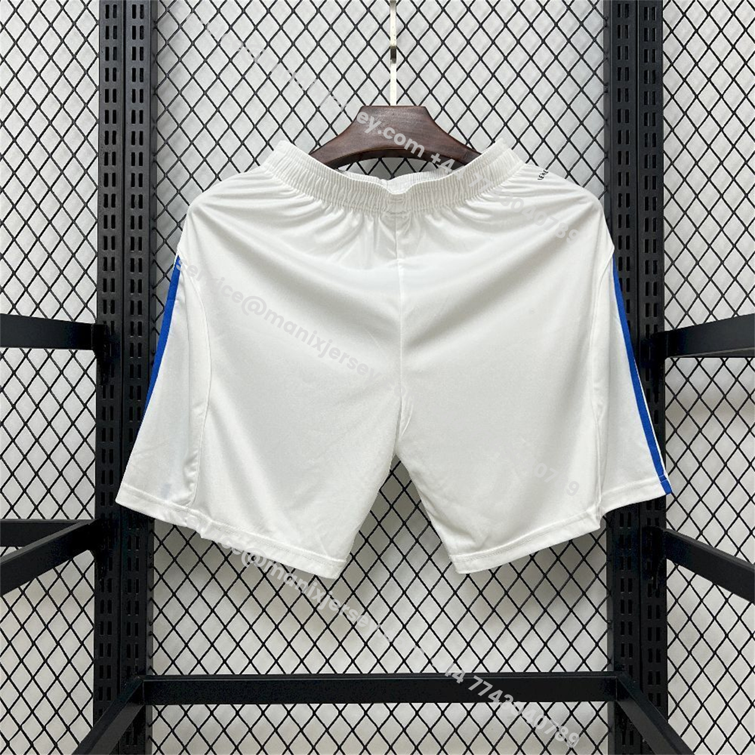 ManixJersey.com | Leeds United 25-26 Home White Shorts - Fans Version -Customize Name, Number and Patch | Worldwide Shipping