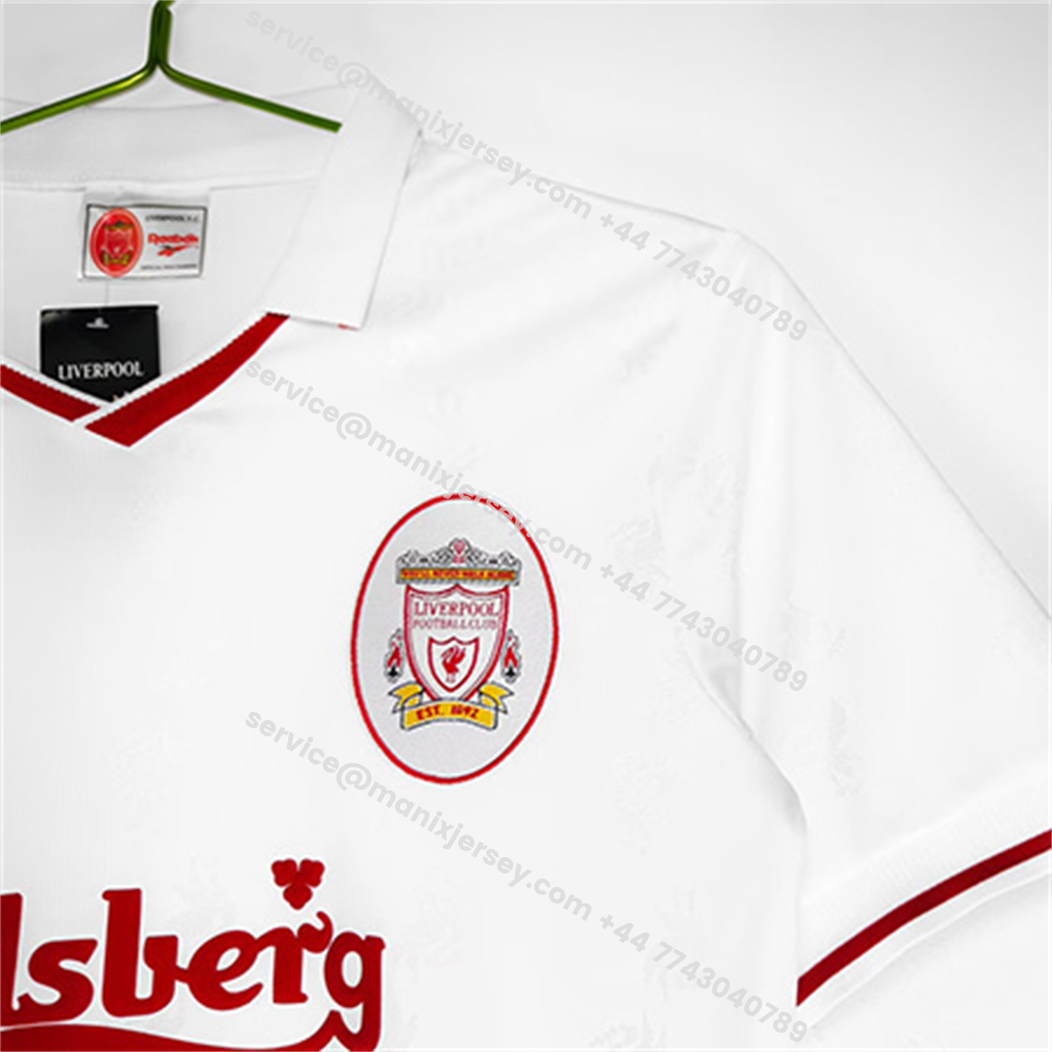 Retro Liver.pool 1996-97 Away White Jersey:football jersey mysite: unitedjerseyfootball 邓江浪:football