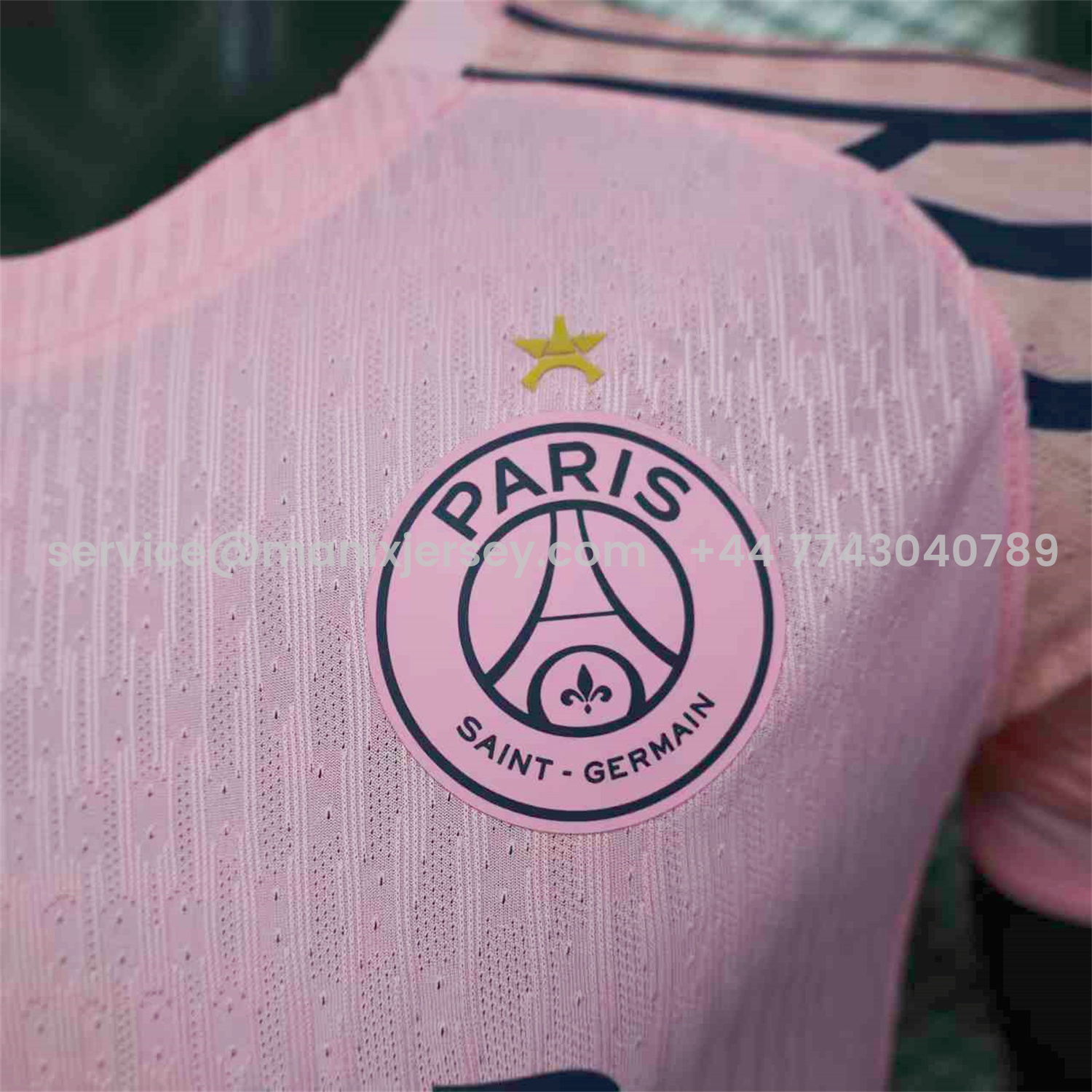 ManixJersey.com | Paris Saint-Germain PSG 25-26 Pink Special Jersey - Player Version -Customize Name, Number and Patch | Worldwide Shipping