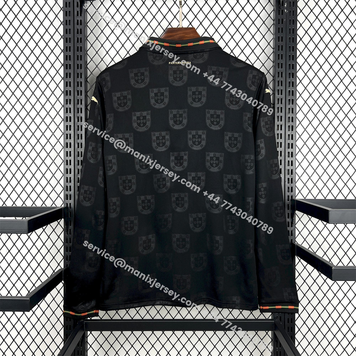 ManixJersey.com | Portugal 2026 Away Long Sleeves Jersey - Fans Version -Customize Name, Number and Patch | Worldwide Shipping