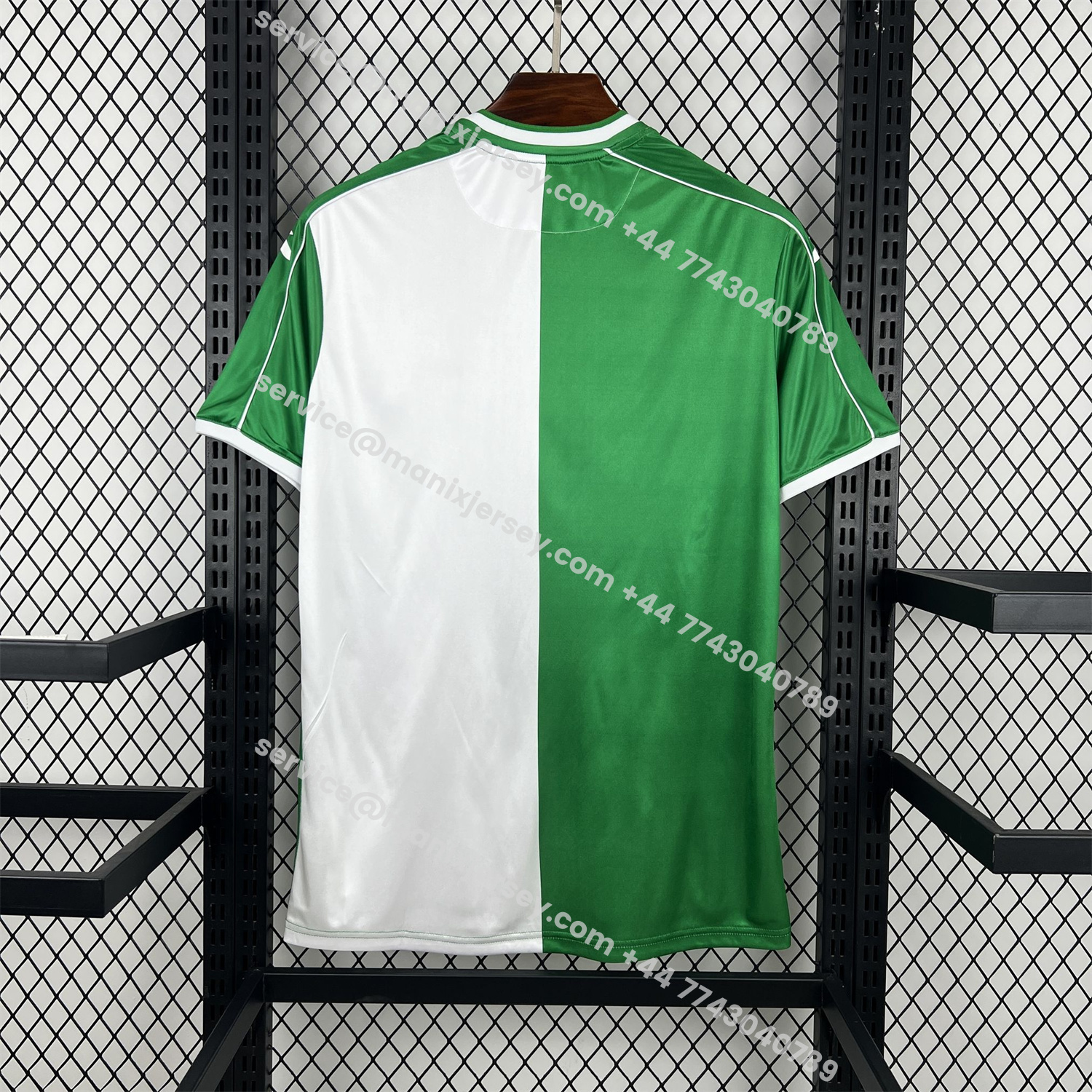 Cordoba 25-26 Retro Style Green And White Half Jersey - Fans Version:football jersey mysite: unitedjerseyfootball 邓江浪:football