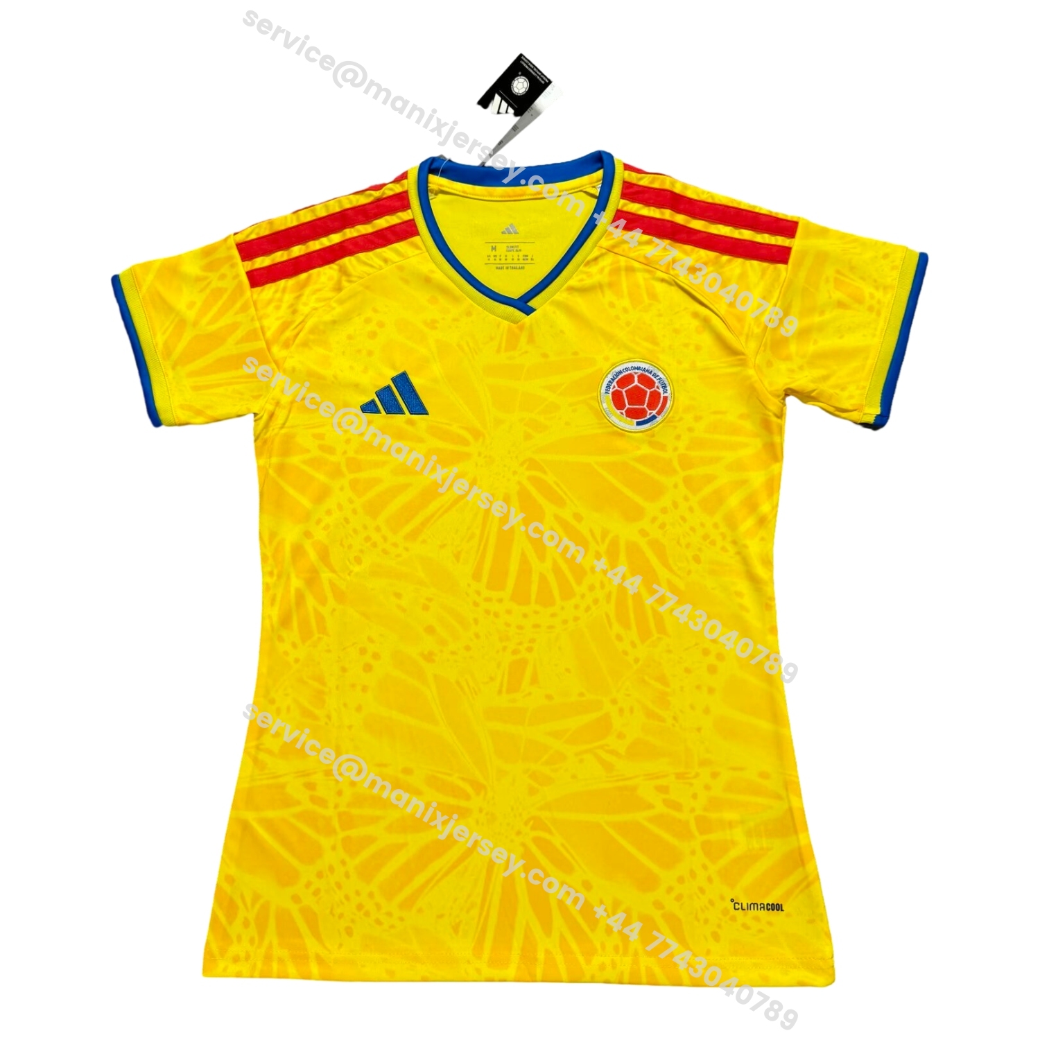 ManixJersey.com | Women's Colombia 2026 Home Jersey (Leaked Version) -Customize Name, Number and Patch | Worldwide Shipping