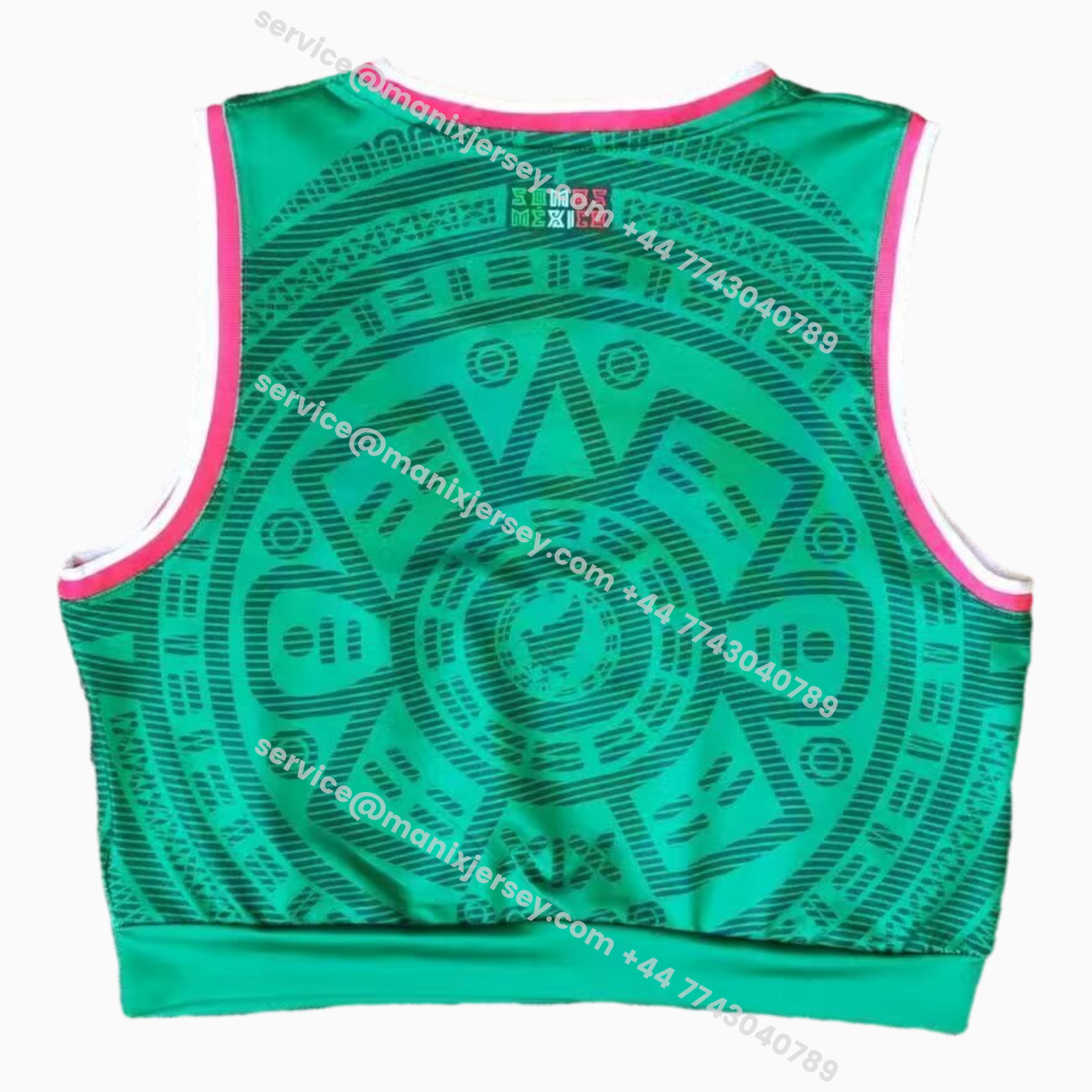 ManixJersey.com | Women's Mexico 2026 Home Yoga Vest -Customize Name, Number and Patch | Worldwide Shipping
