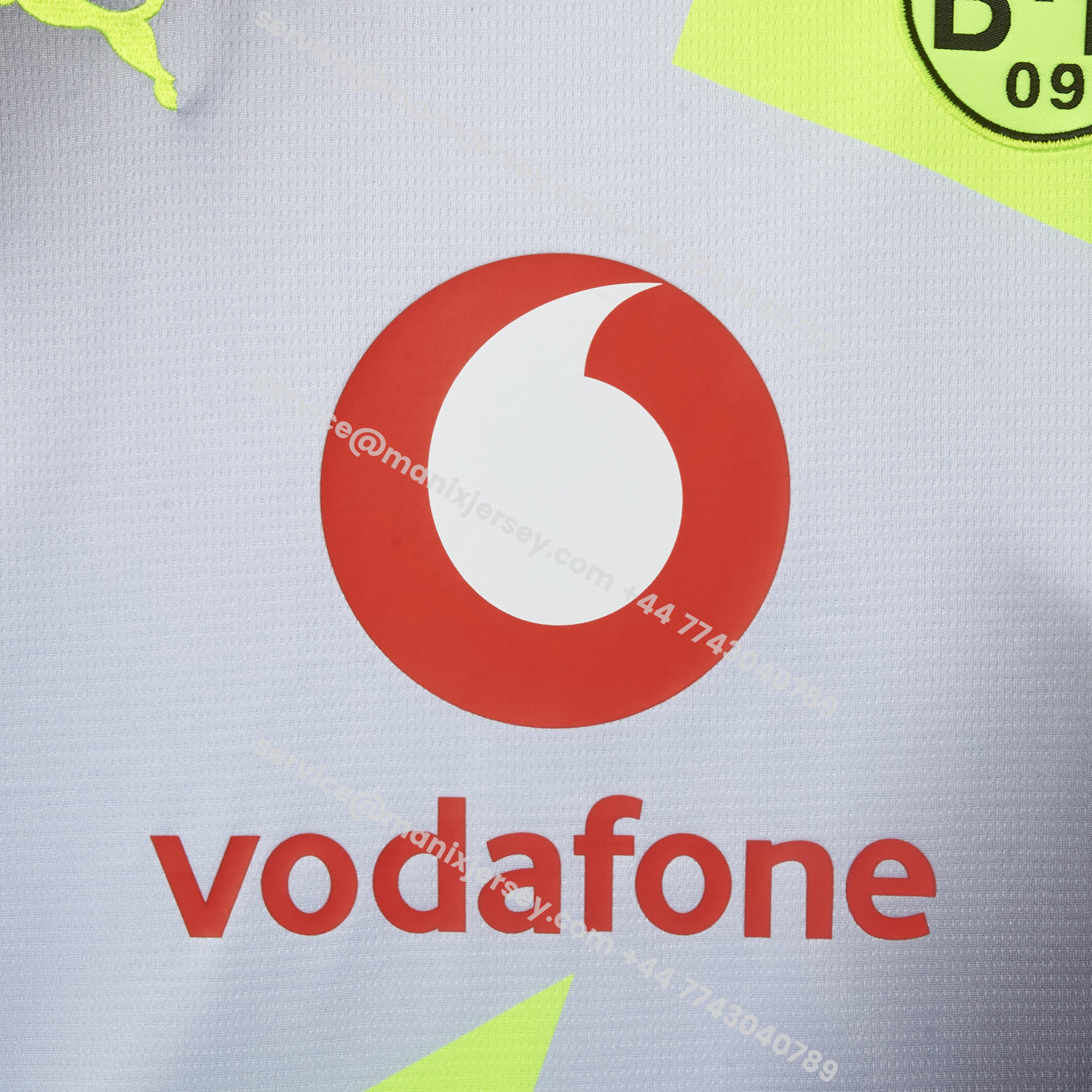 ManixJersey.com | Dortmund 25-26 Away Silver Mist Jersey - Fans Version -Customize Name, Number and Patch | Worldwide Shipping