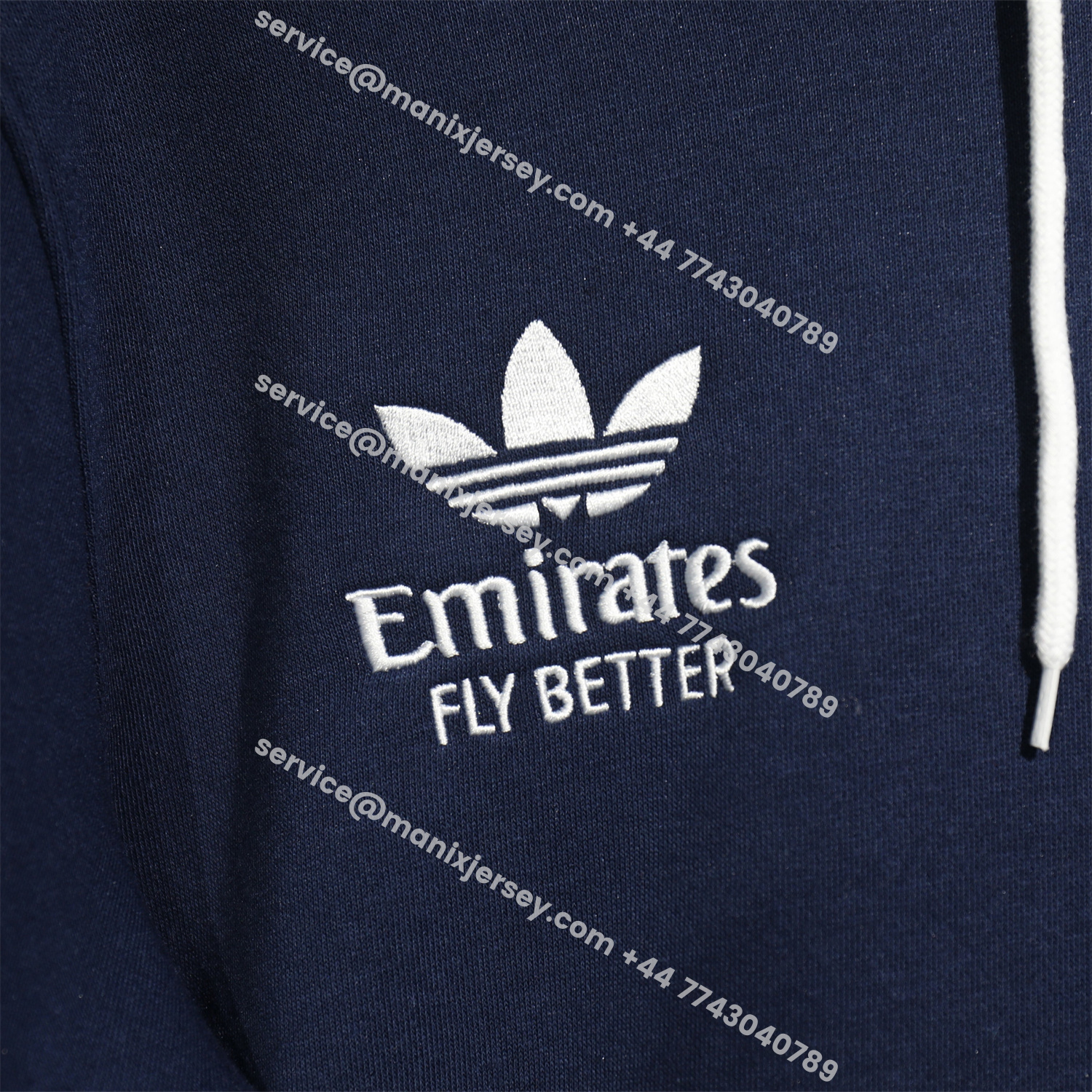 ManixJersey.com | Arsenal 25-26 Pure Color Training Set - Dark Blue Top and Dark Blue Pants -Customize Name, Number and Patch | Worldwide Shipping