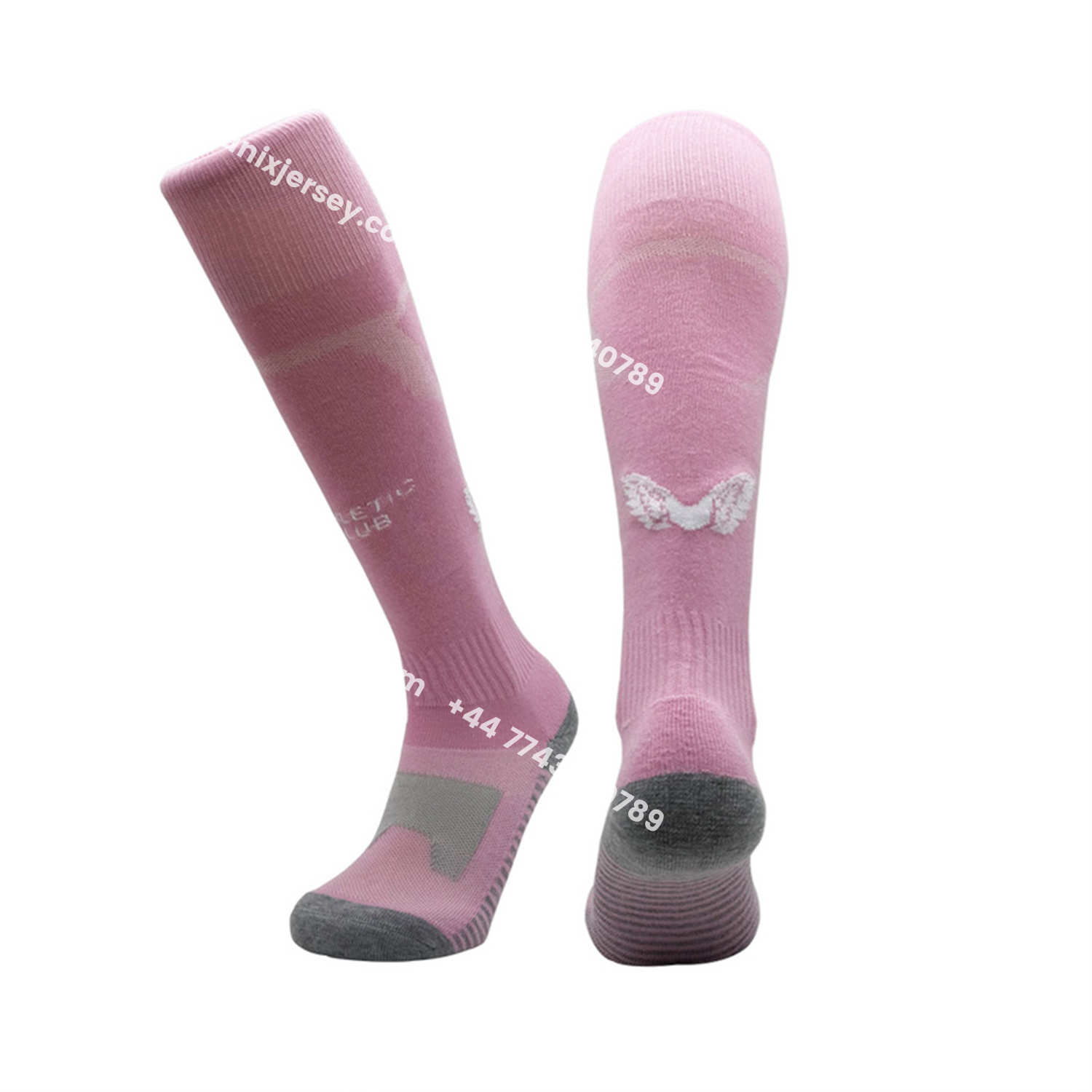 ManixJersey.com | Athletic Bilbao 25-26 Home Socks - Pink -Customize Name, Number and Patch | Worldwide Shipping