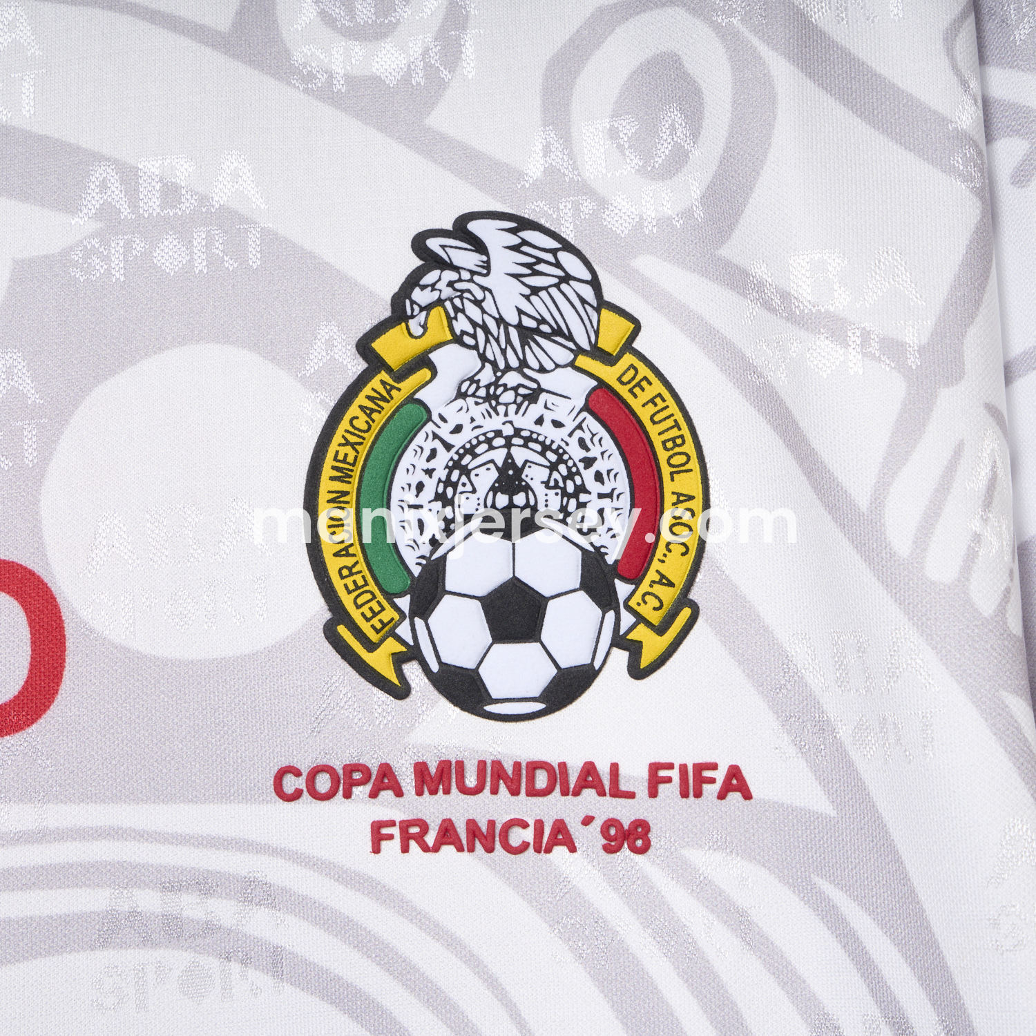 ManixJersey.com | Retro Mexico 1998 Away Jersey -Customize Name, Number and Patch | Worldwide Shipping
