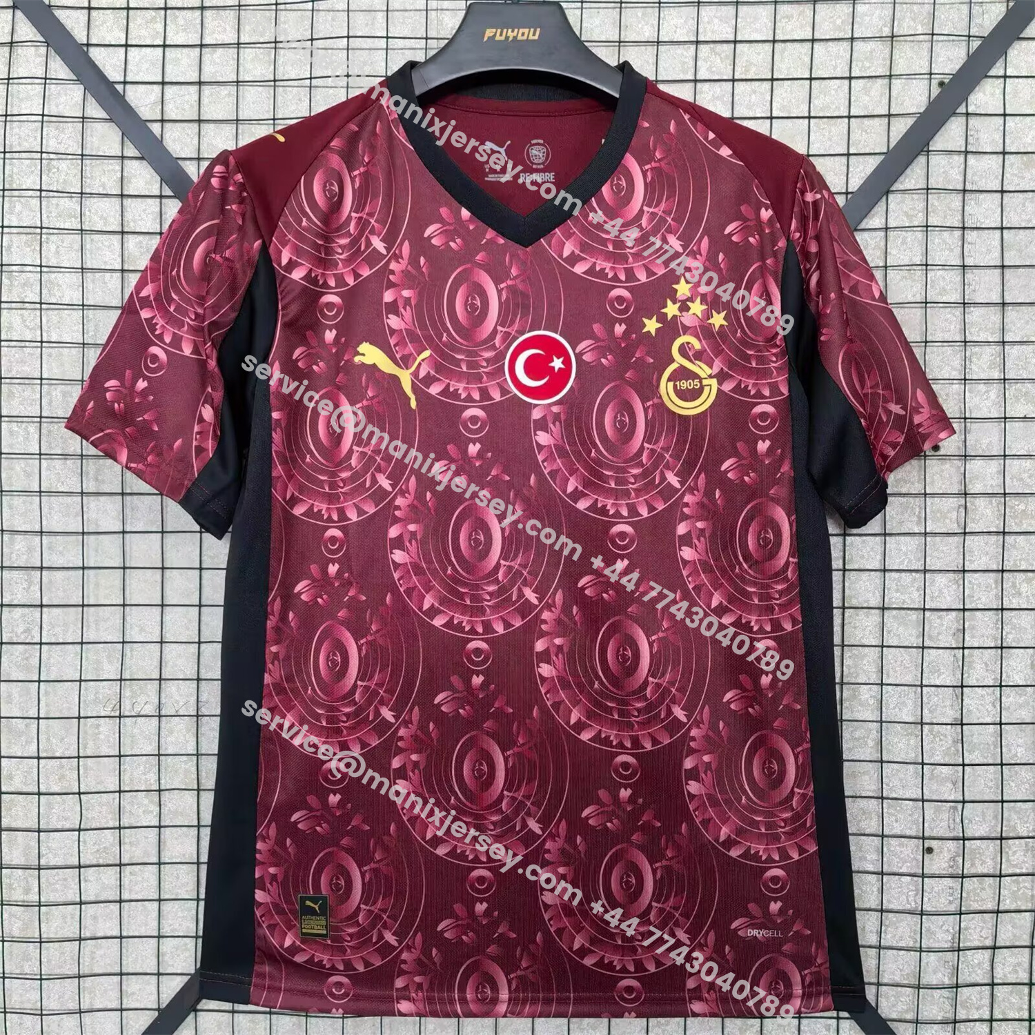 ManixJersey.com | Galatasaray 25-26 Third Unsponsored Jersey with Five Stars - Fans Version -Customize Name, Number and Patch | Worldwide Shipping