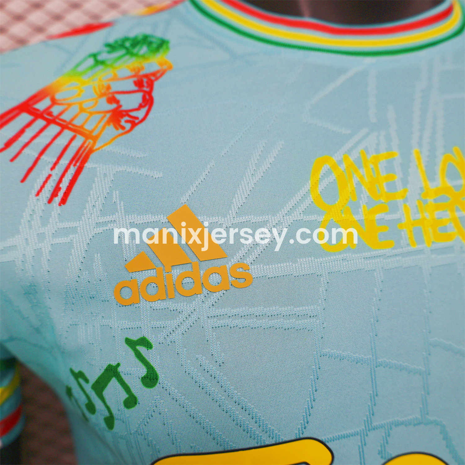 ManixJersey.com | Ajax x B-O-B Marly 25-26 Light Blue Special Edition Jersey - Player Version -Customize Name, Number and Patch | Worldwide Shipping