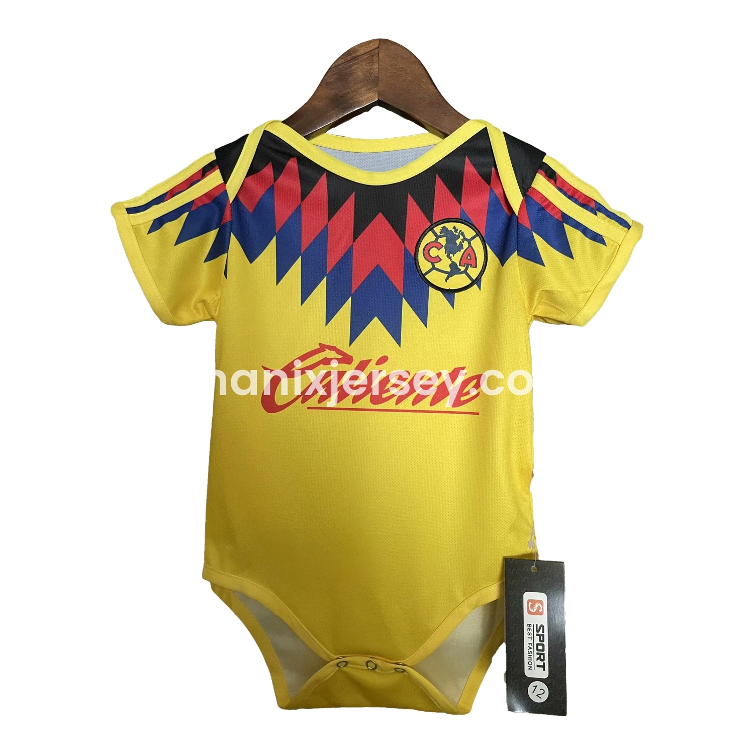 ManixJersey.com | Club América 25-26 Home Baby Crawling Suit -Customize Name, Number and Patch | Worldwide Shipping
