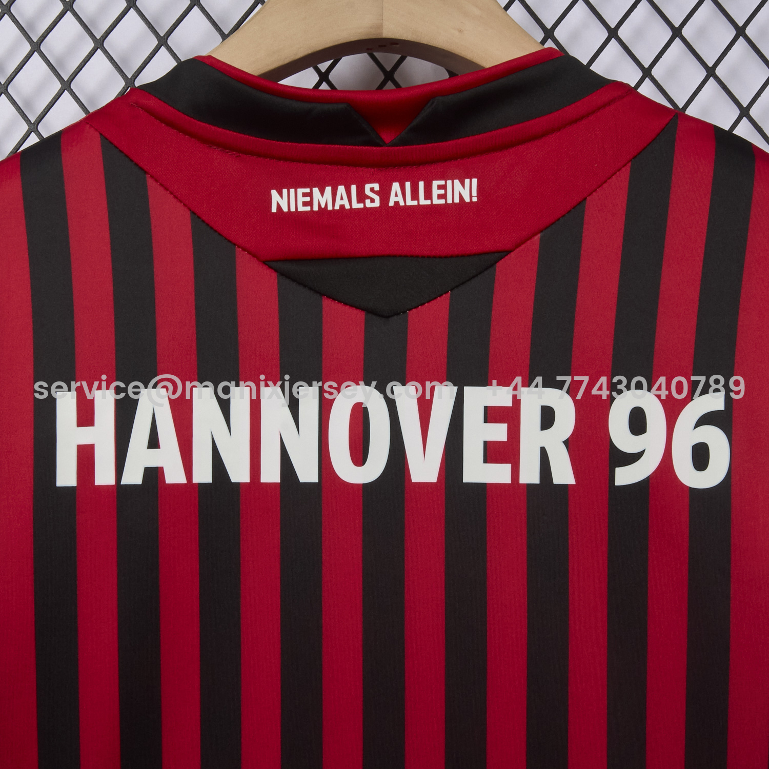 ManixJersey.com | Hannover 96 25-26 Home Jersey - Fans Version -Customize Name, Number and Patch | Worldwide Shipping