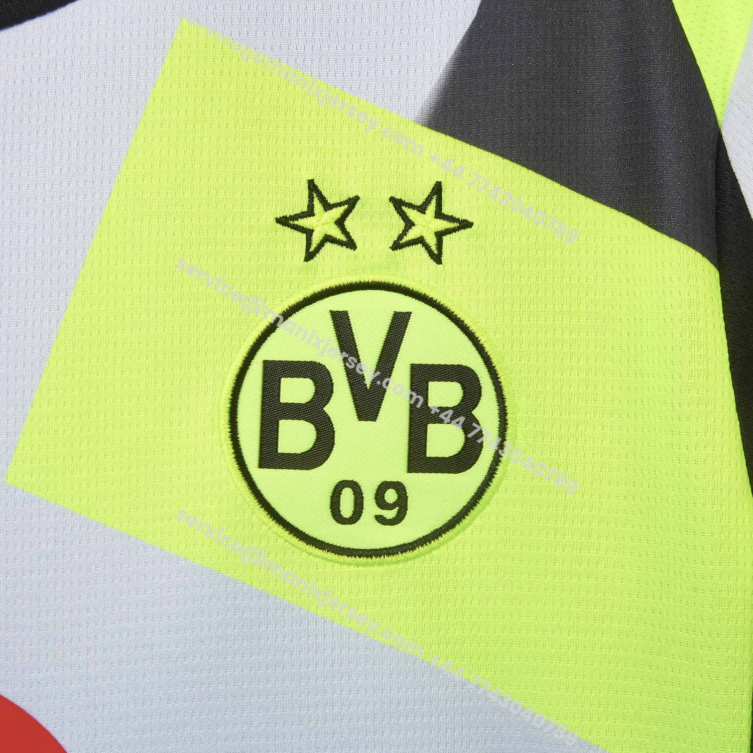 ManixJersey.com | Dortmund 25-26 Away Silver Mist Jersey - Fans Version -Customize Name, Number and Patch | Worldwide Shipping