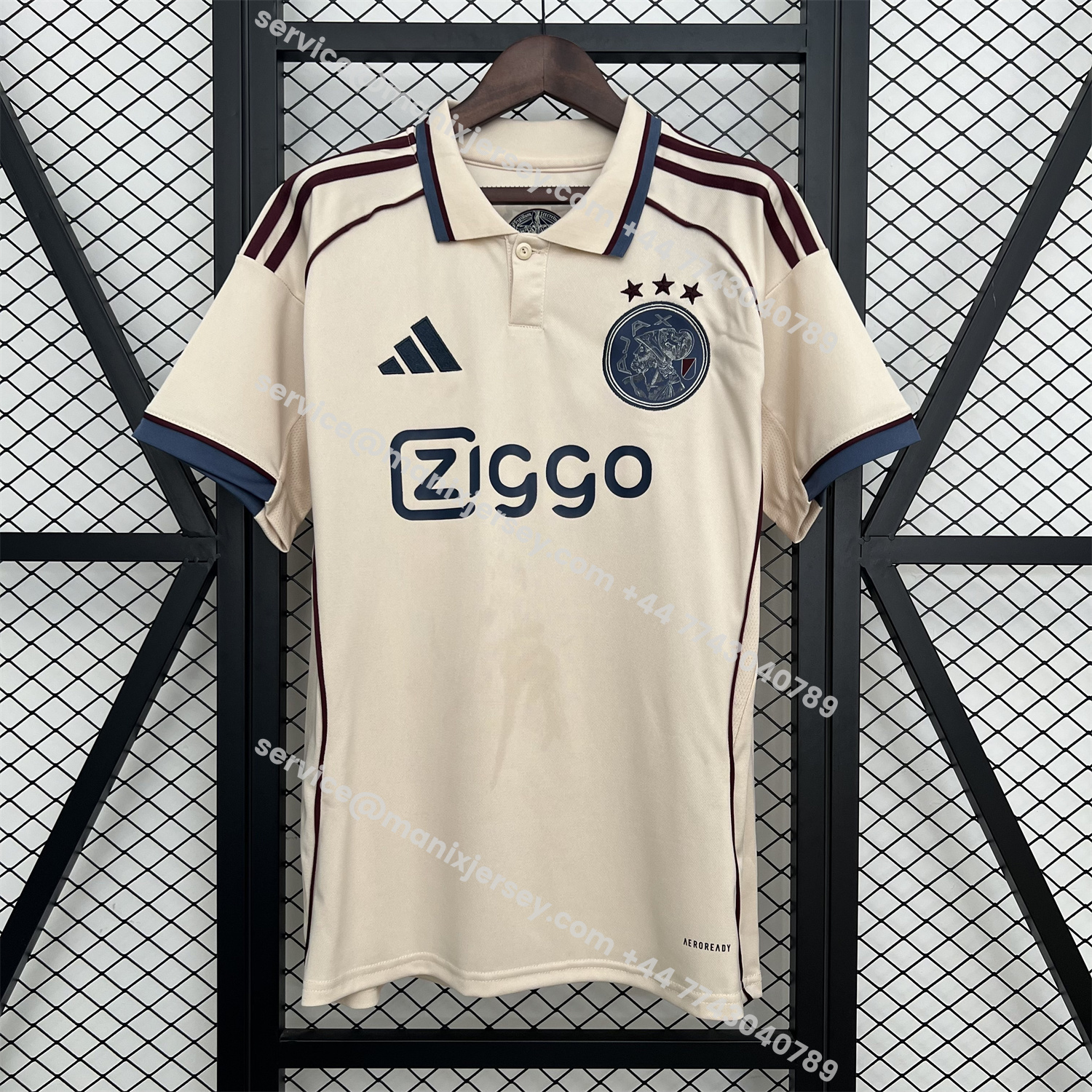 ManixJersey.com | Ajax 25-26 Third Jersey - Fans Version -Customize Name, Number and Patch | Worldwide Shipping