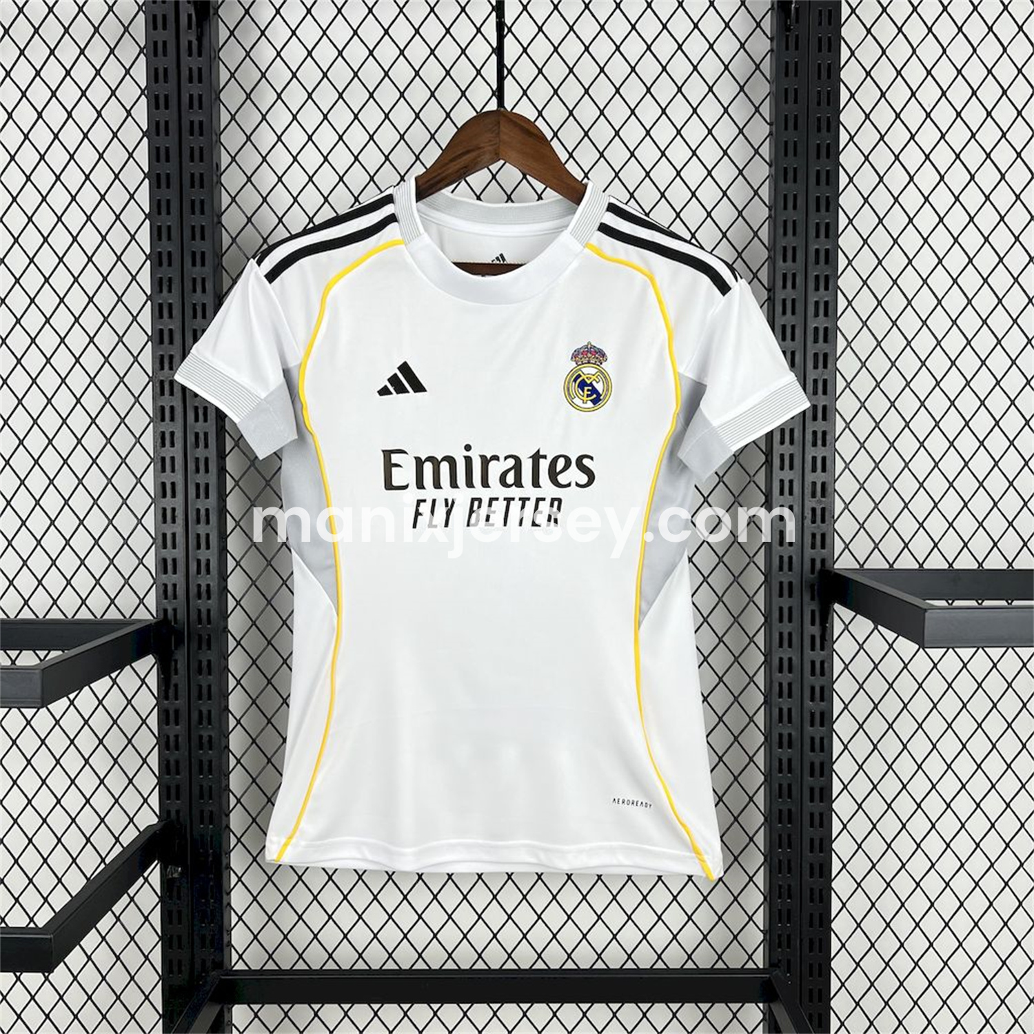 ManixJersey.com | Women's Real Madrid 25-26 Home Jersey -Customize Name, Number and Patch | Worldwide Shipping