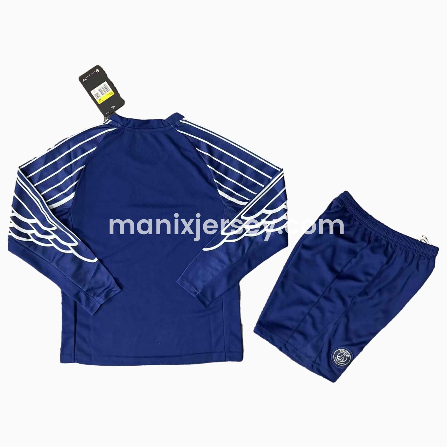 ManixJersey.com | Paris Saint-Germain PSG 24-25 Fourth Long Sleeves Kids Kit -Customize Name, Number and Patch | Worldwide Shipping