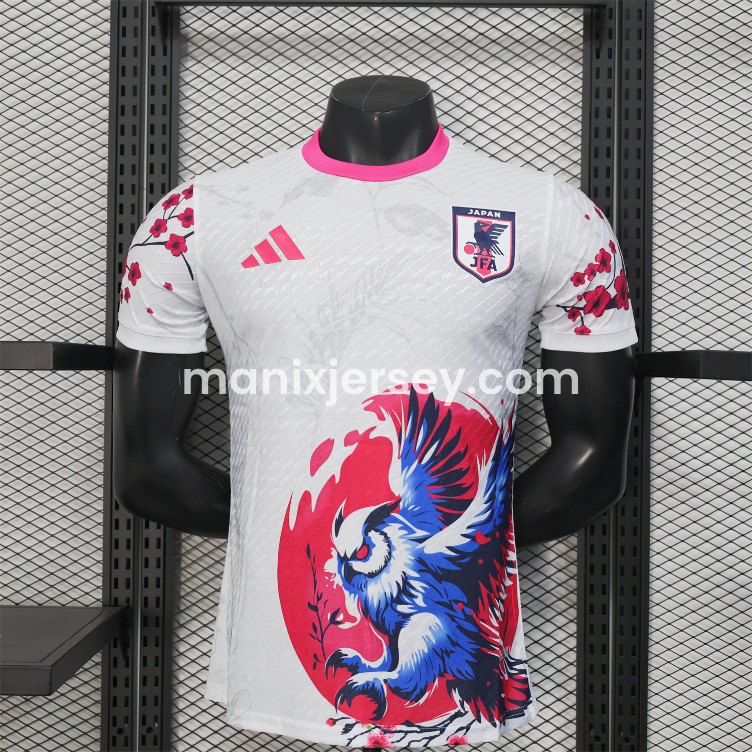ManixJersey.com | Japan 25-26 Blue Owl White Special Jersey - Player Version -Customize Name, Number and Patch | Worldwide Shipping